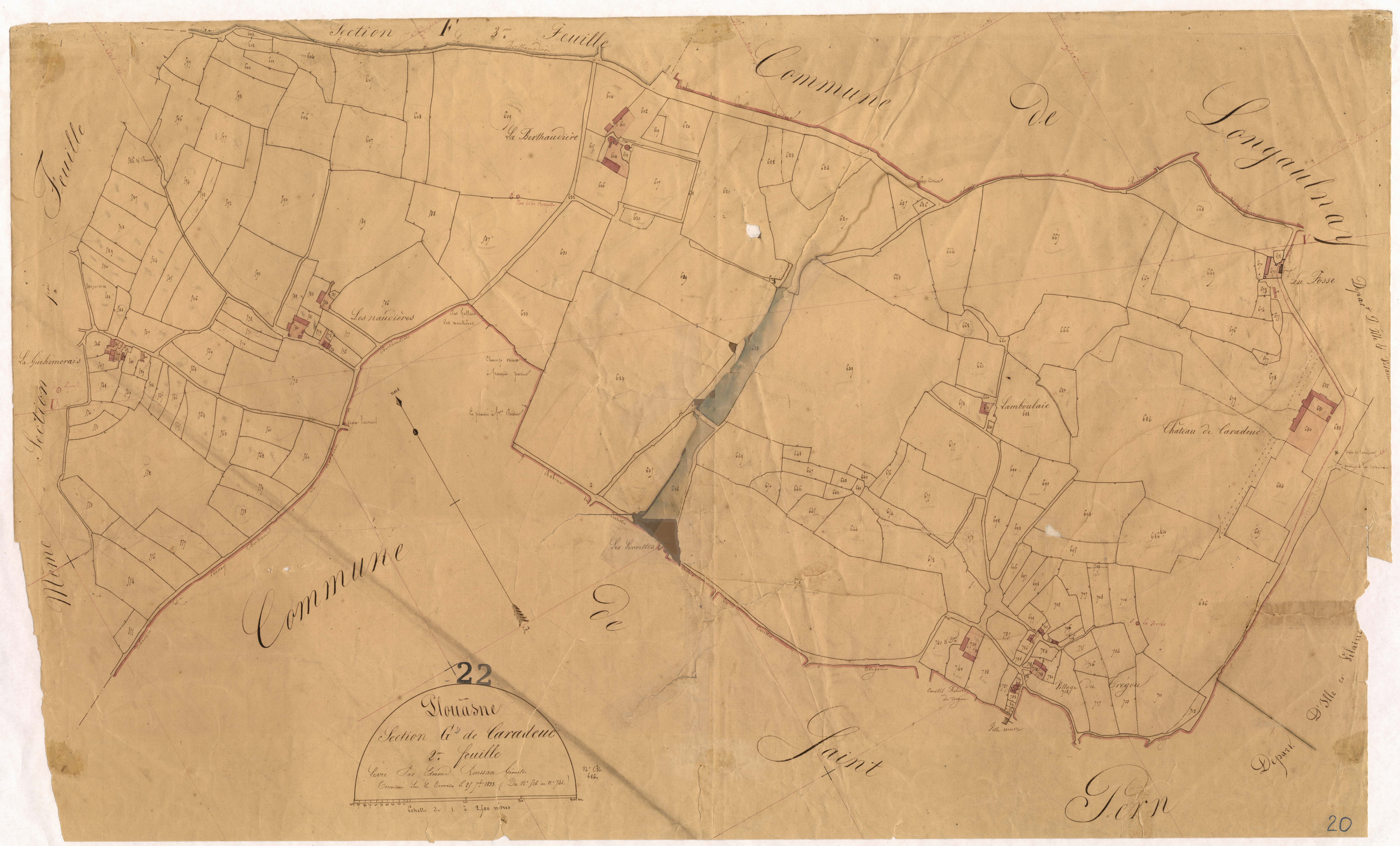 Plouasne - Section G, 2e feuille