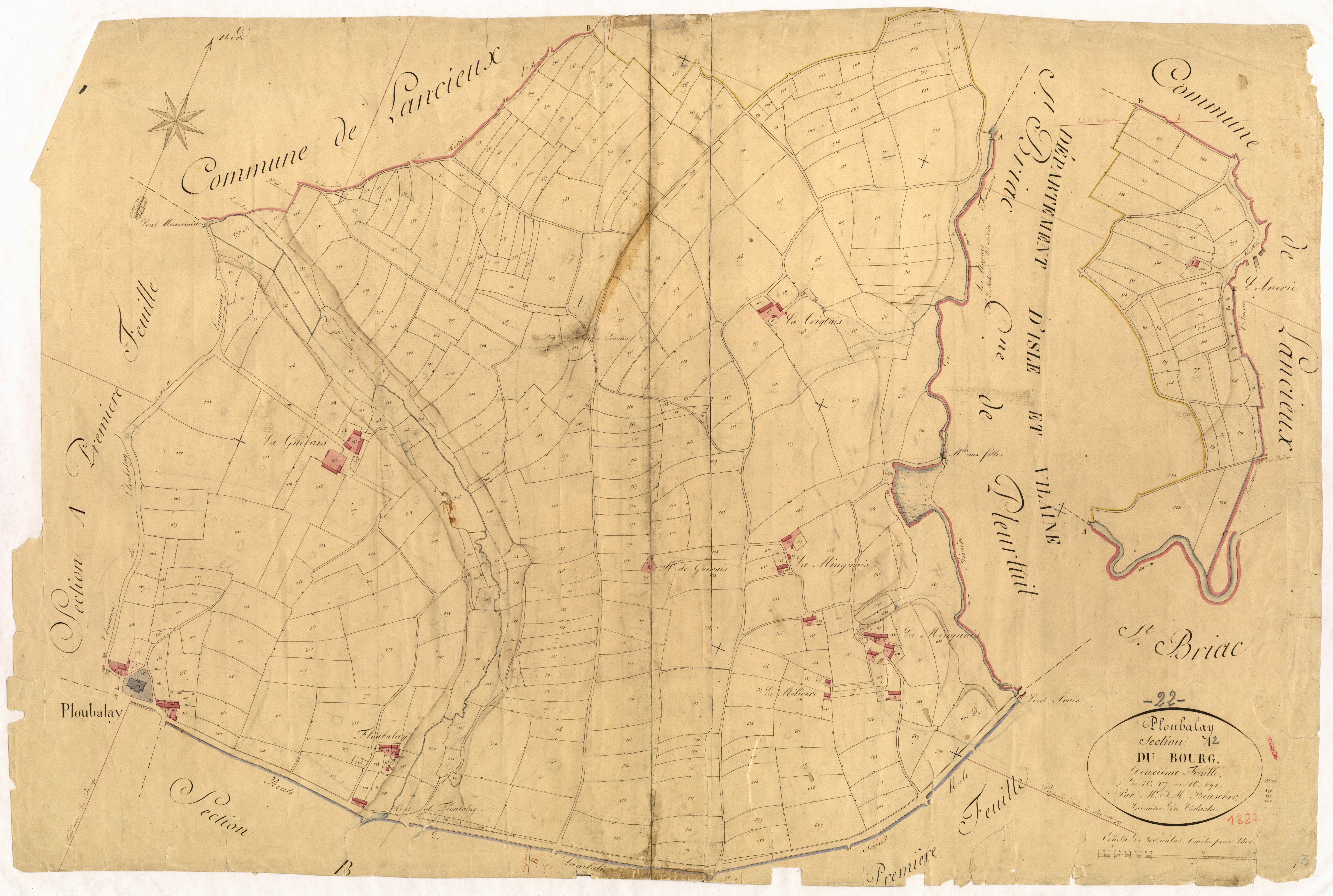 Ploubalay - Section A, 2e feuille