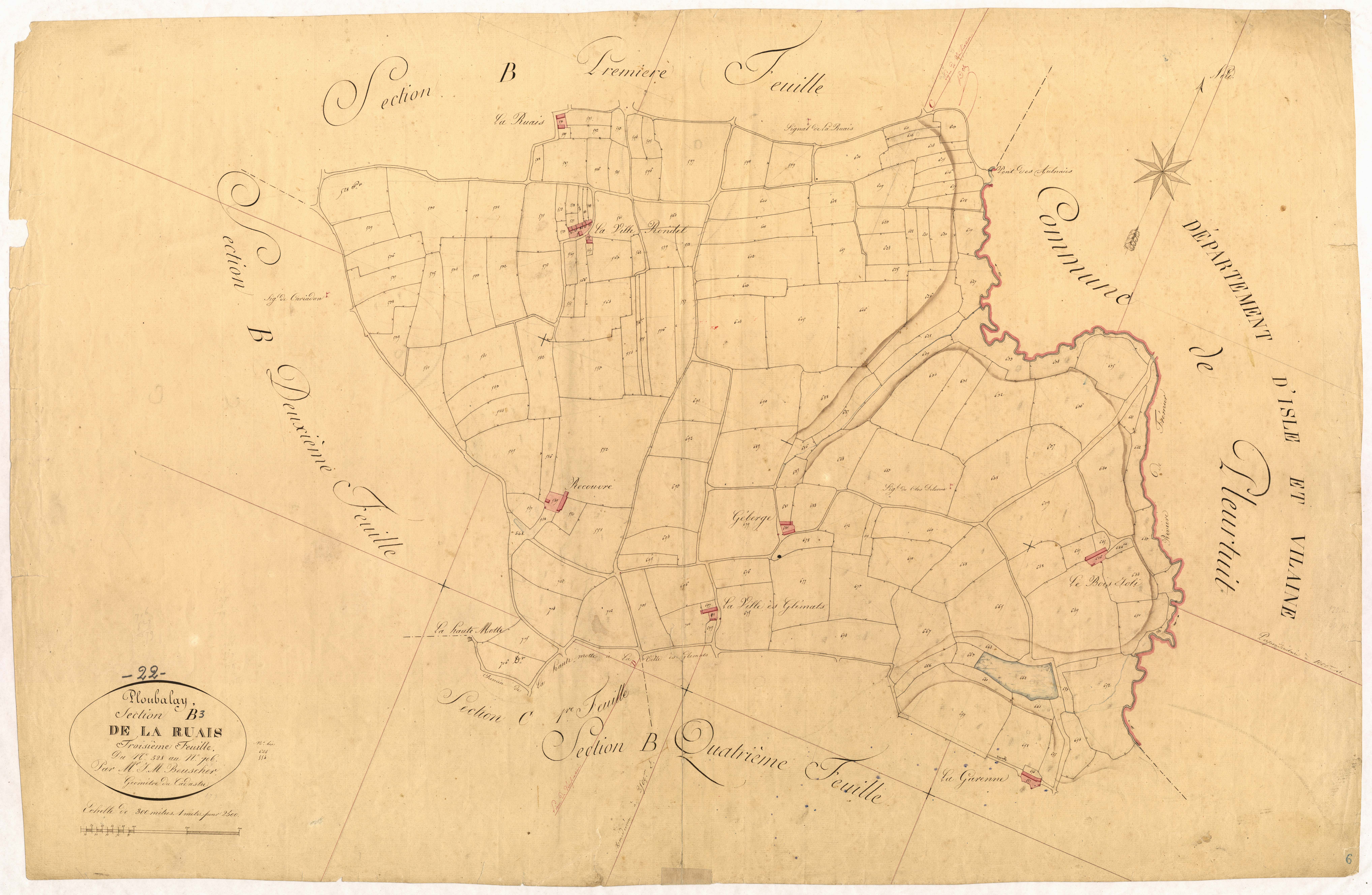 Ploubalay - Section B, 3e feuille