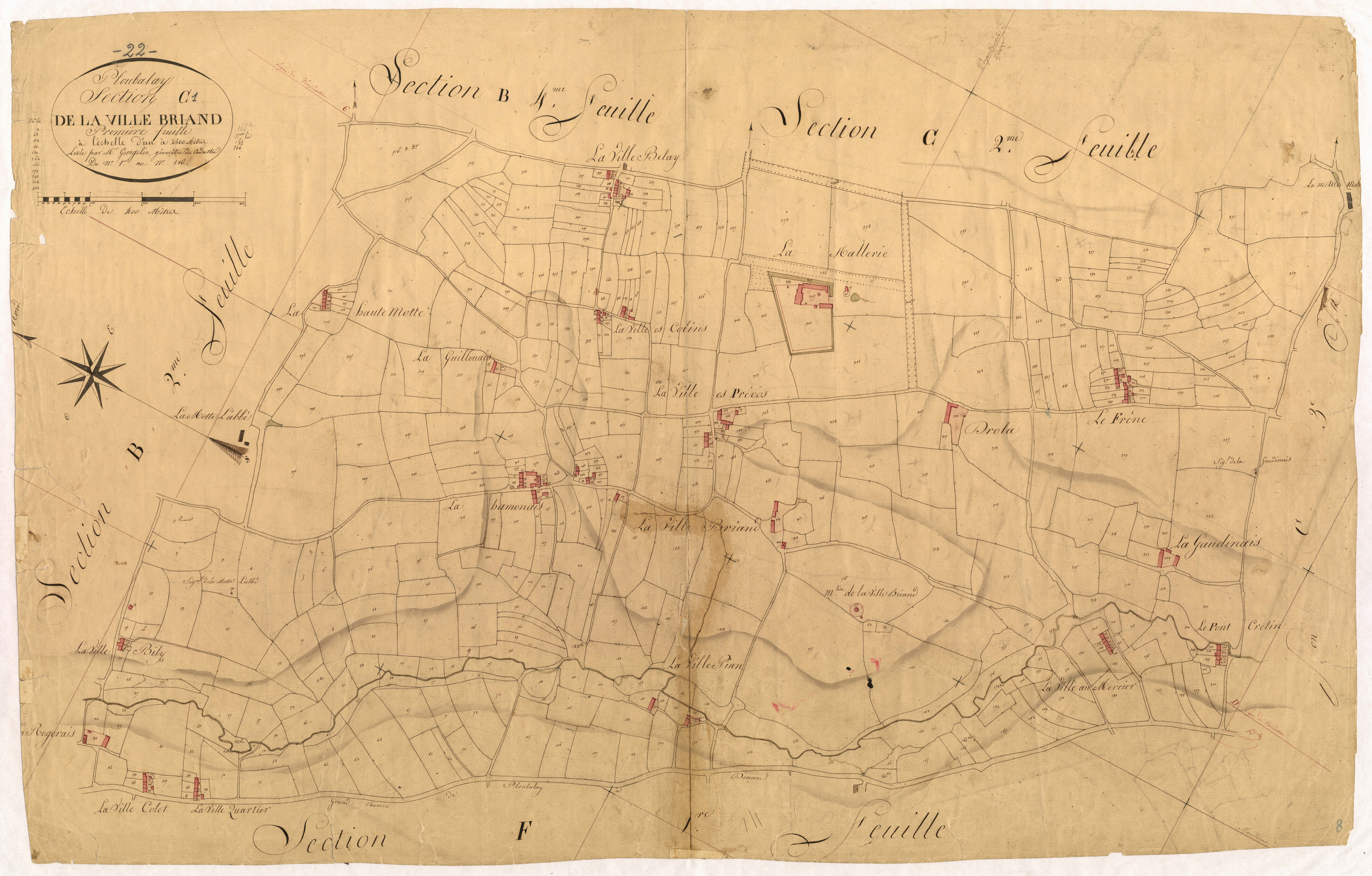 Ploubalay - Section C, 1re feuille