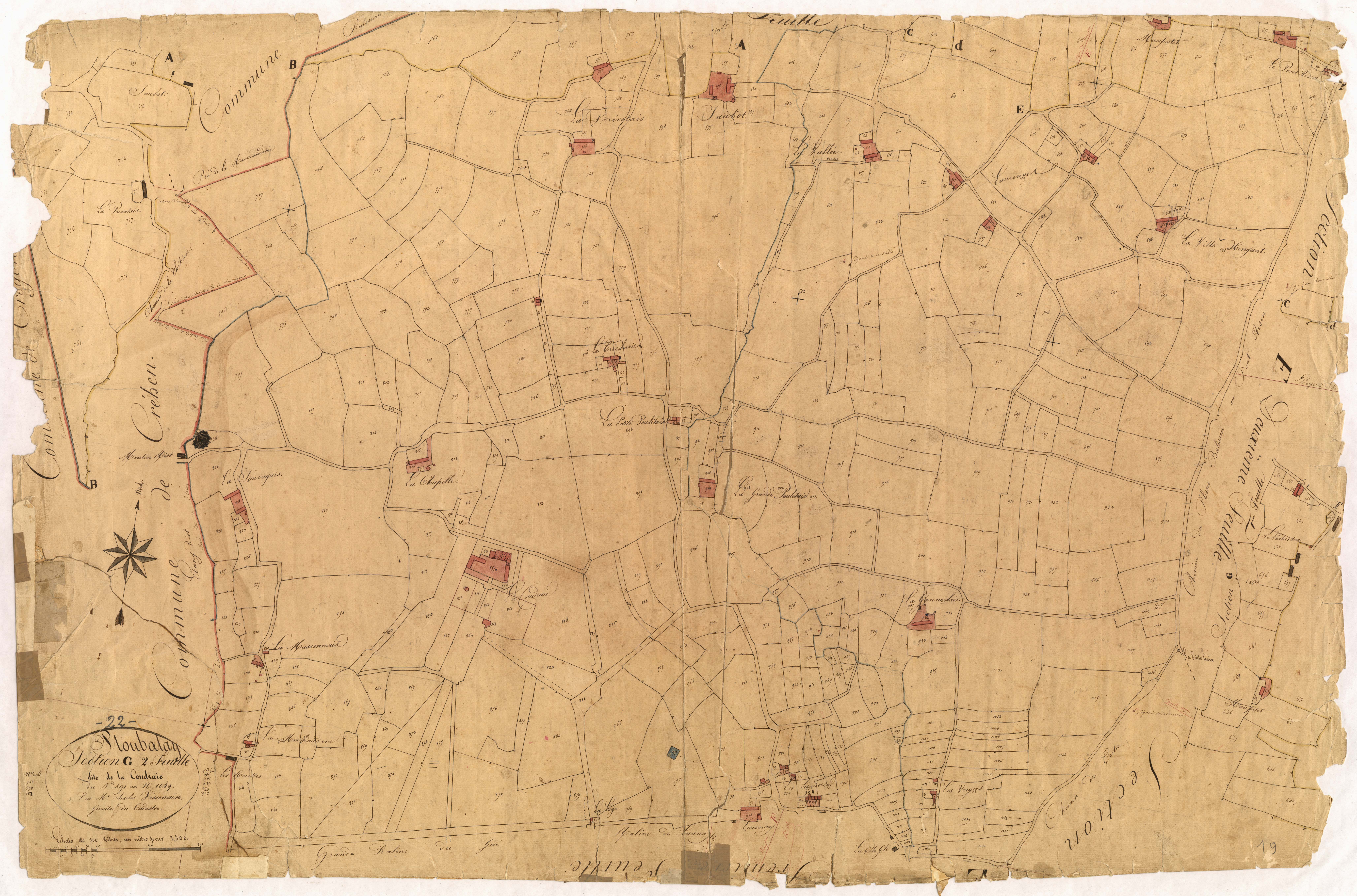 Ploubalay - Section G, 2e feuille
