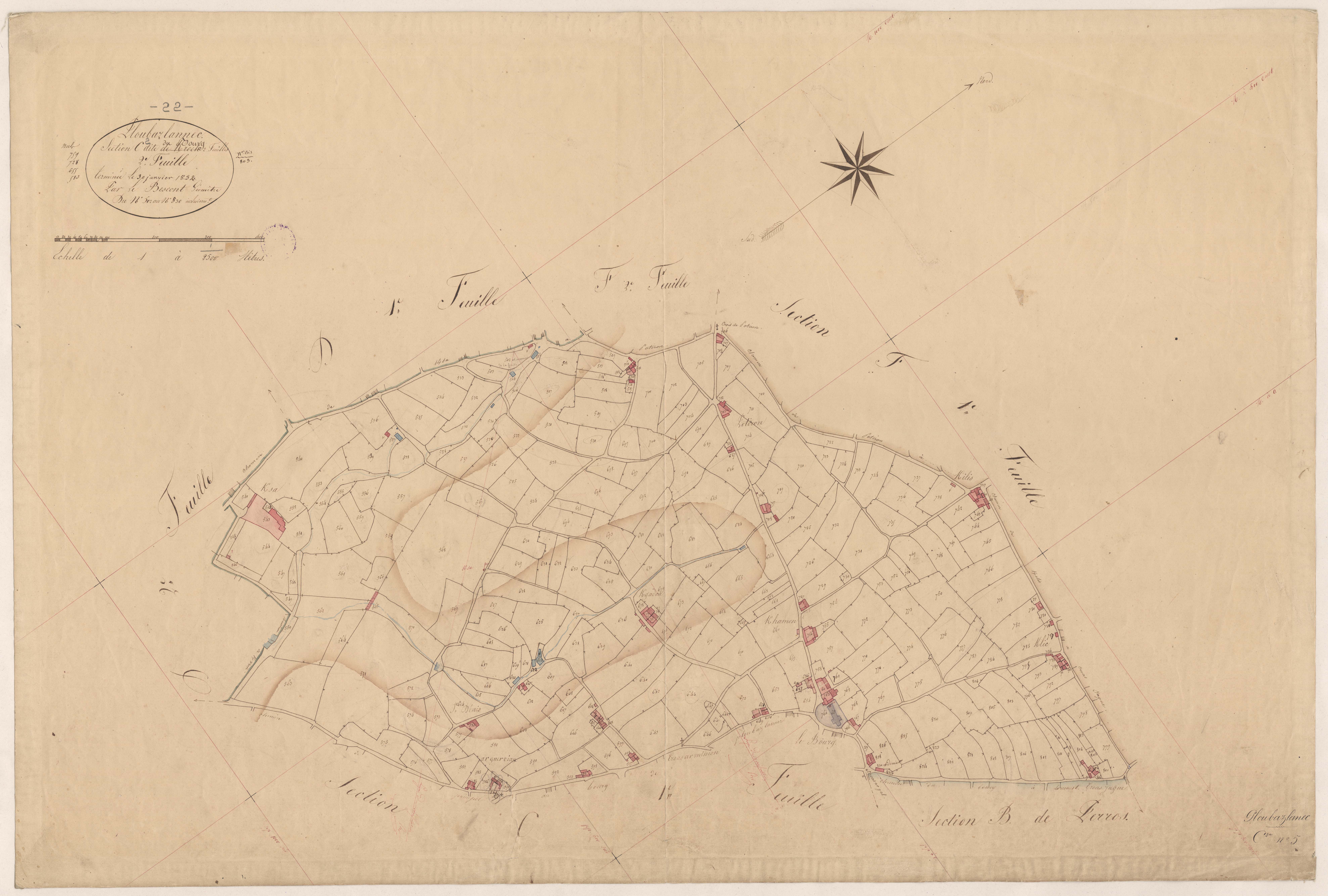Ploubazlanec - Section C, 2e feuille