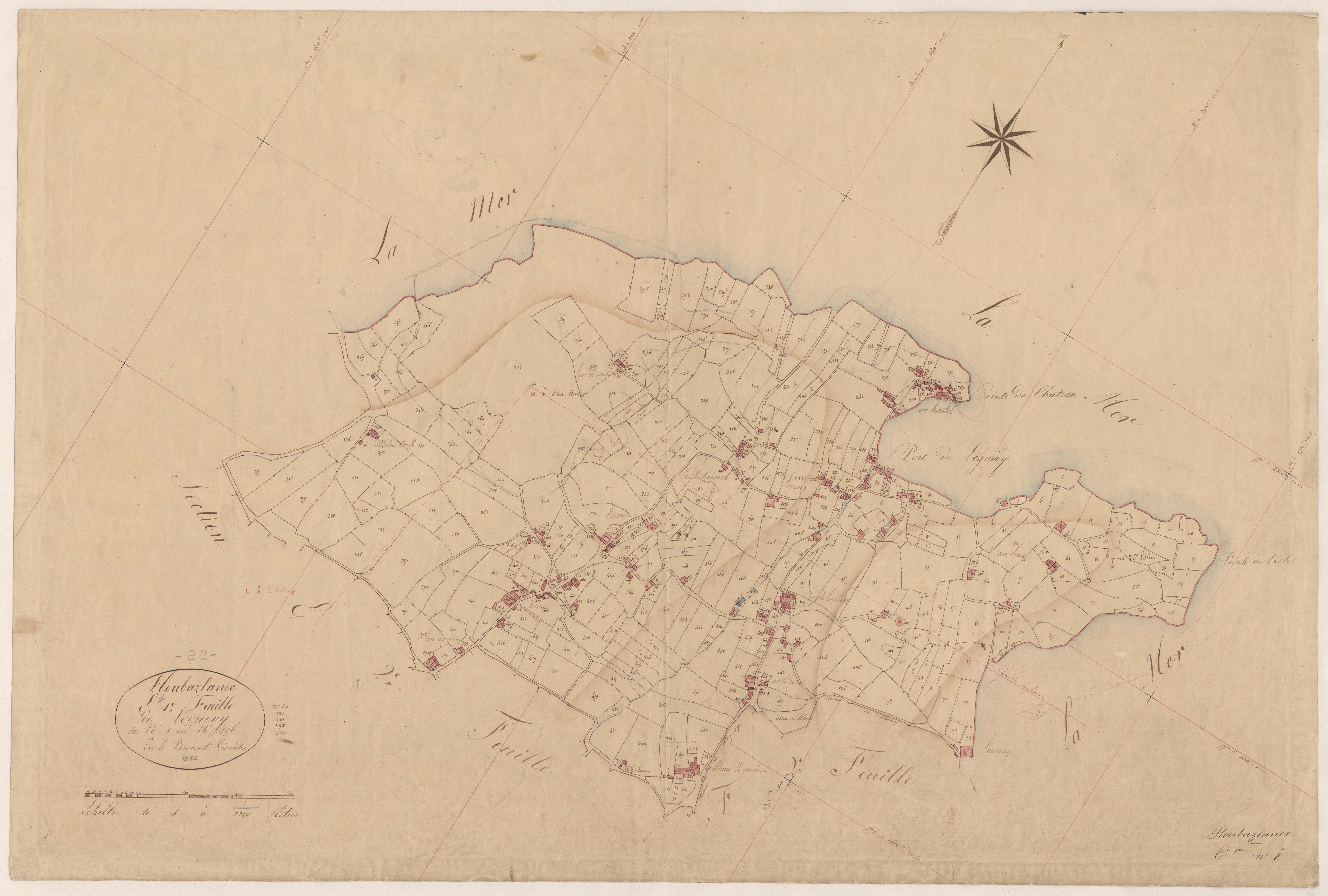 Ploubazlanec - Section E, 1re feuille