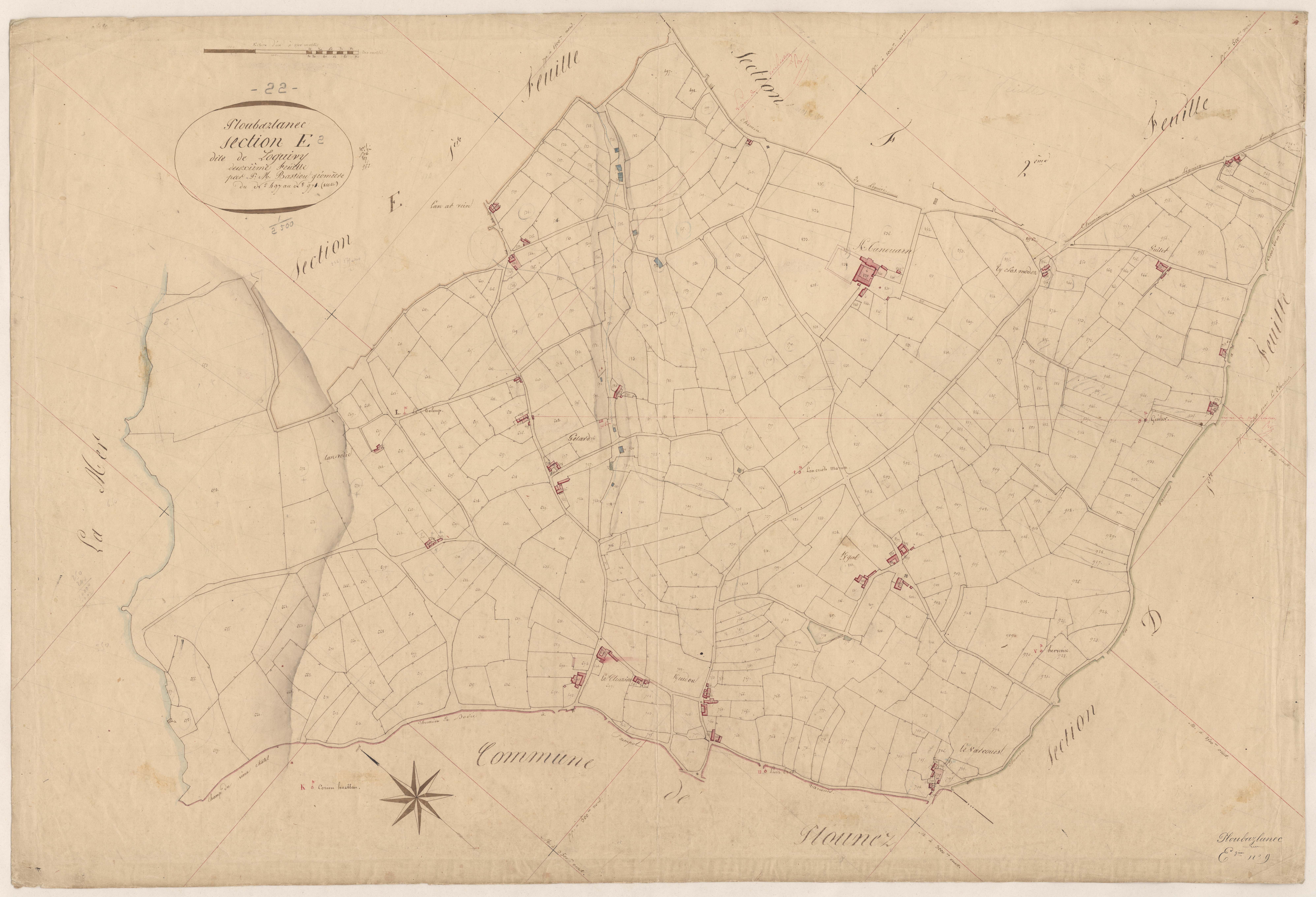 Ploubazlanec - Section E, 2e feuille