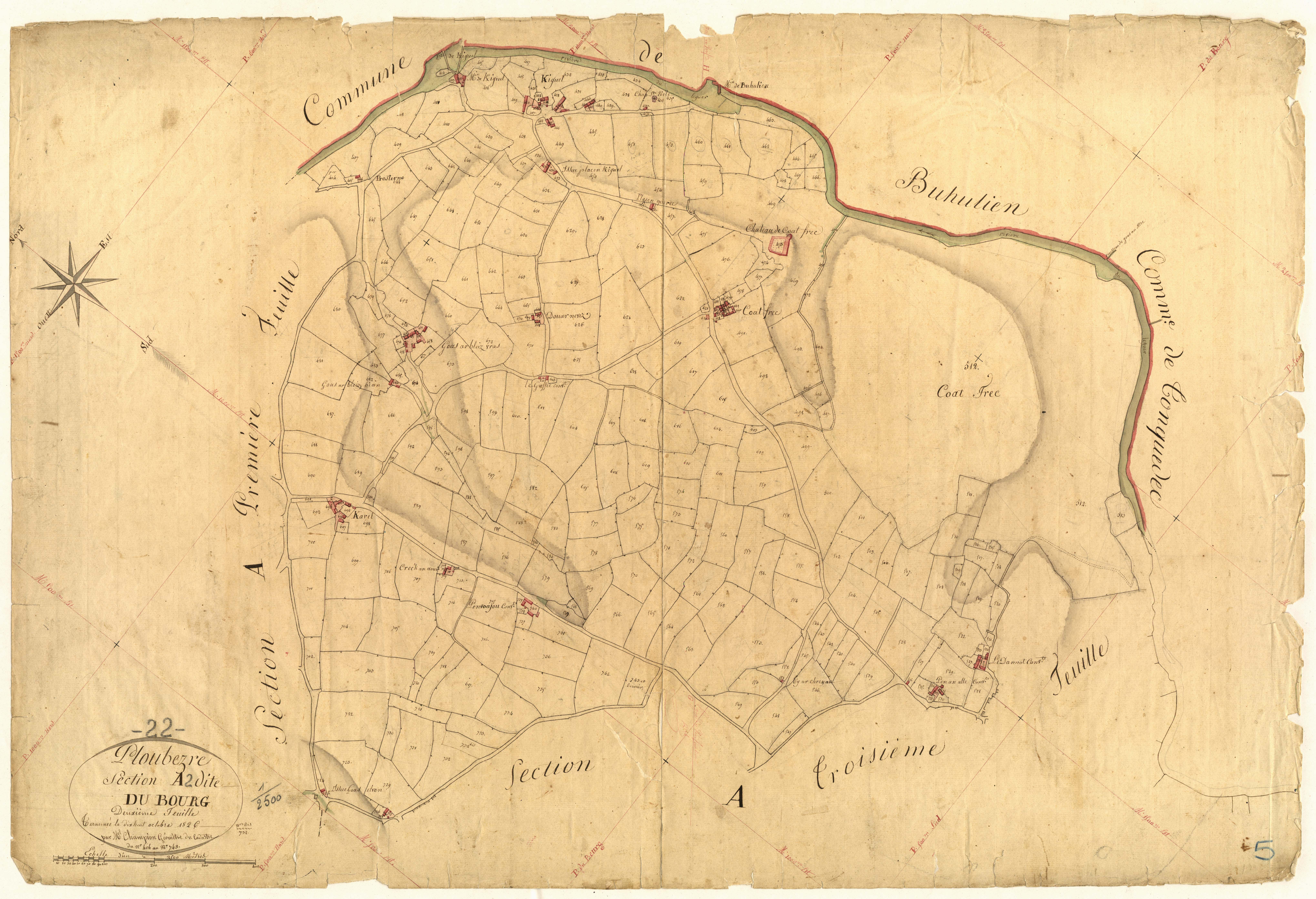 Ploubezre - Section A, 2e feuille