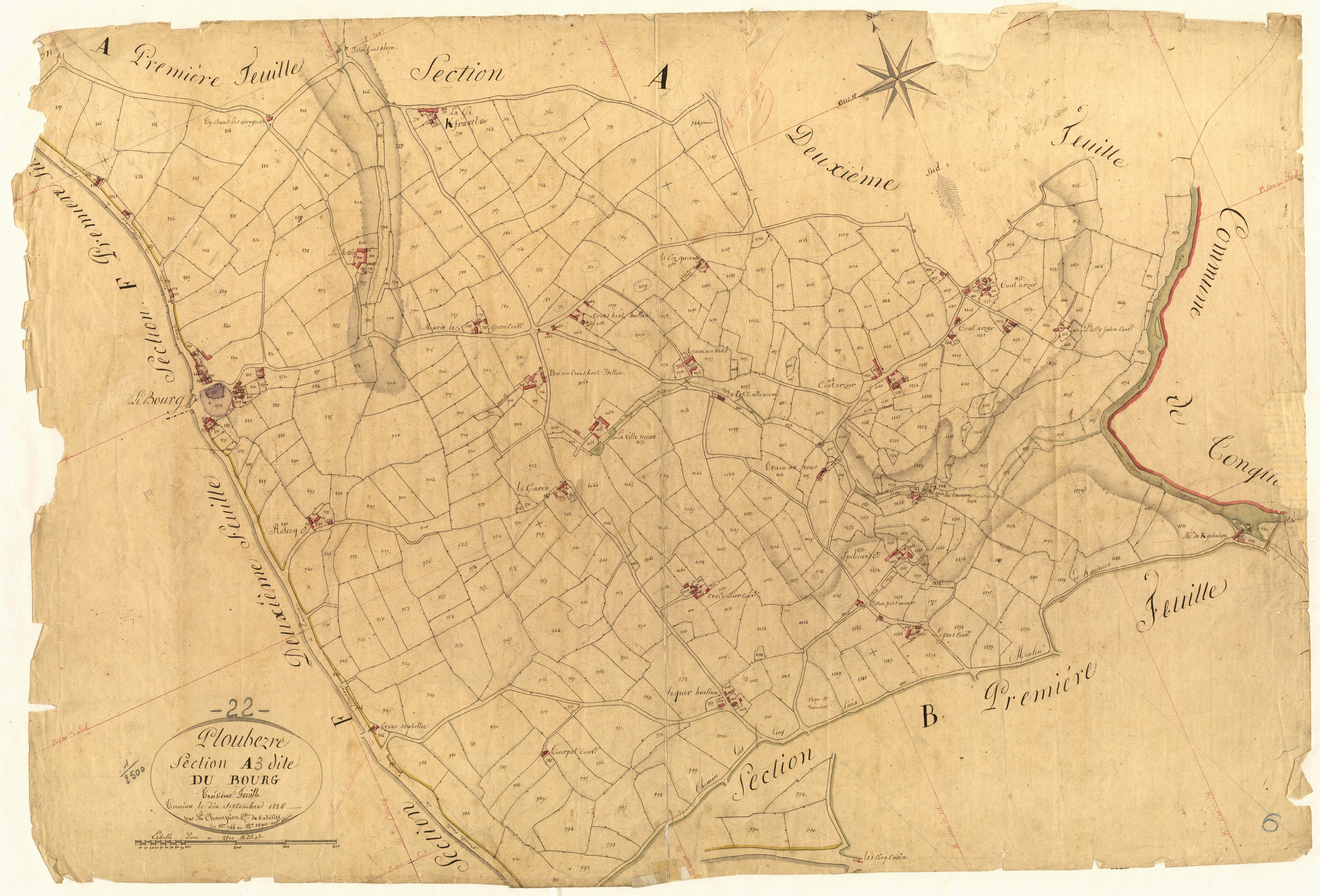 Ploubezre - Section A, 3e feuille