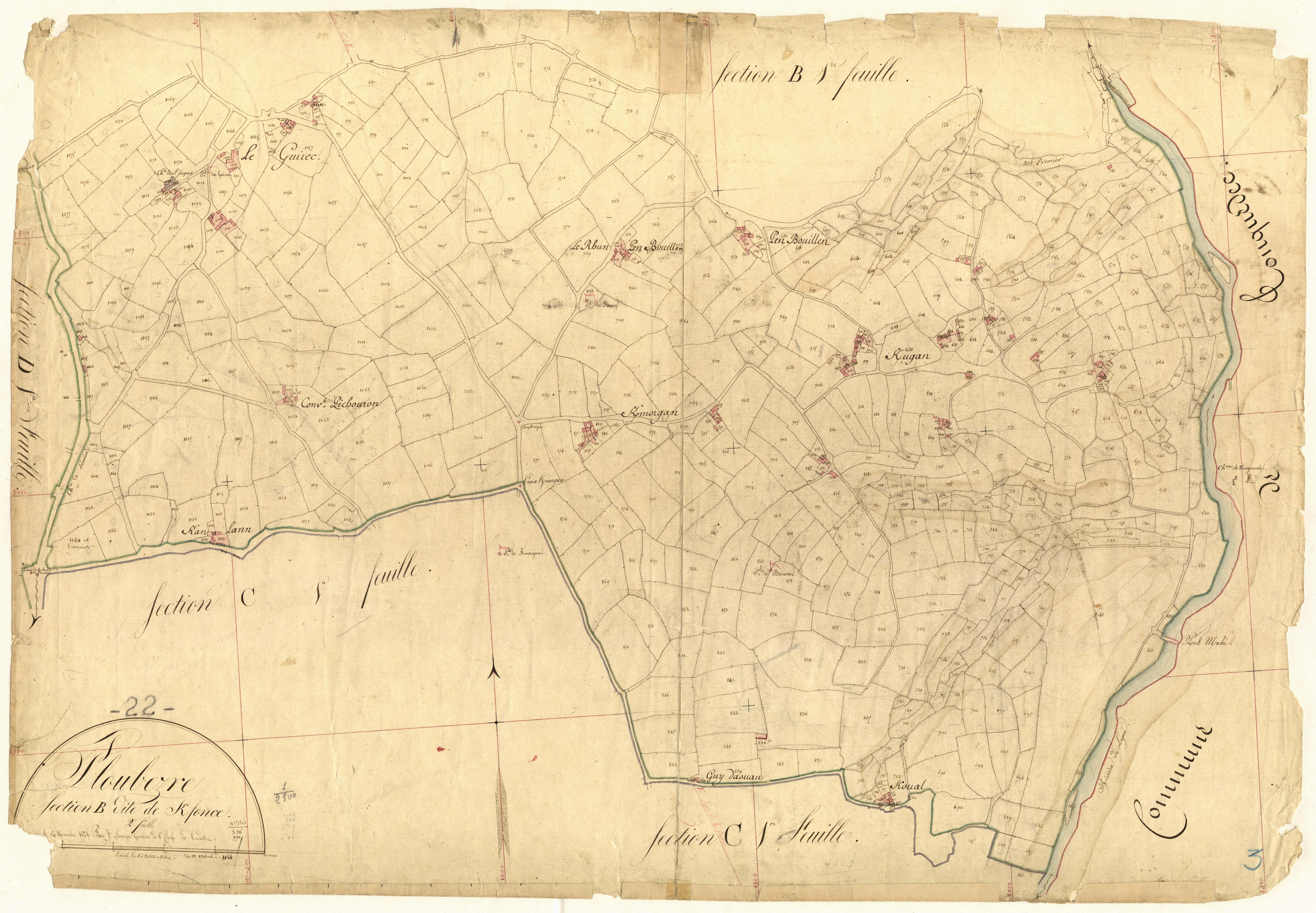 Ploubezre - Section B, 2e feuille