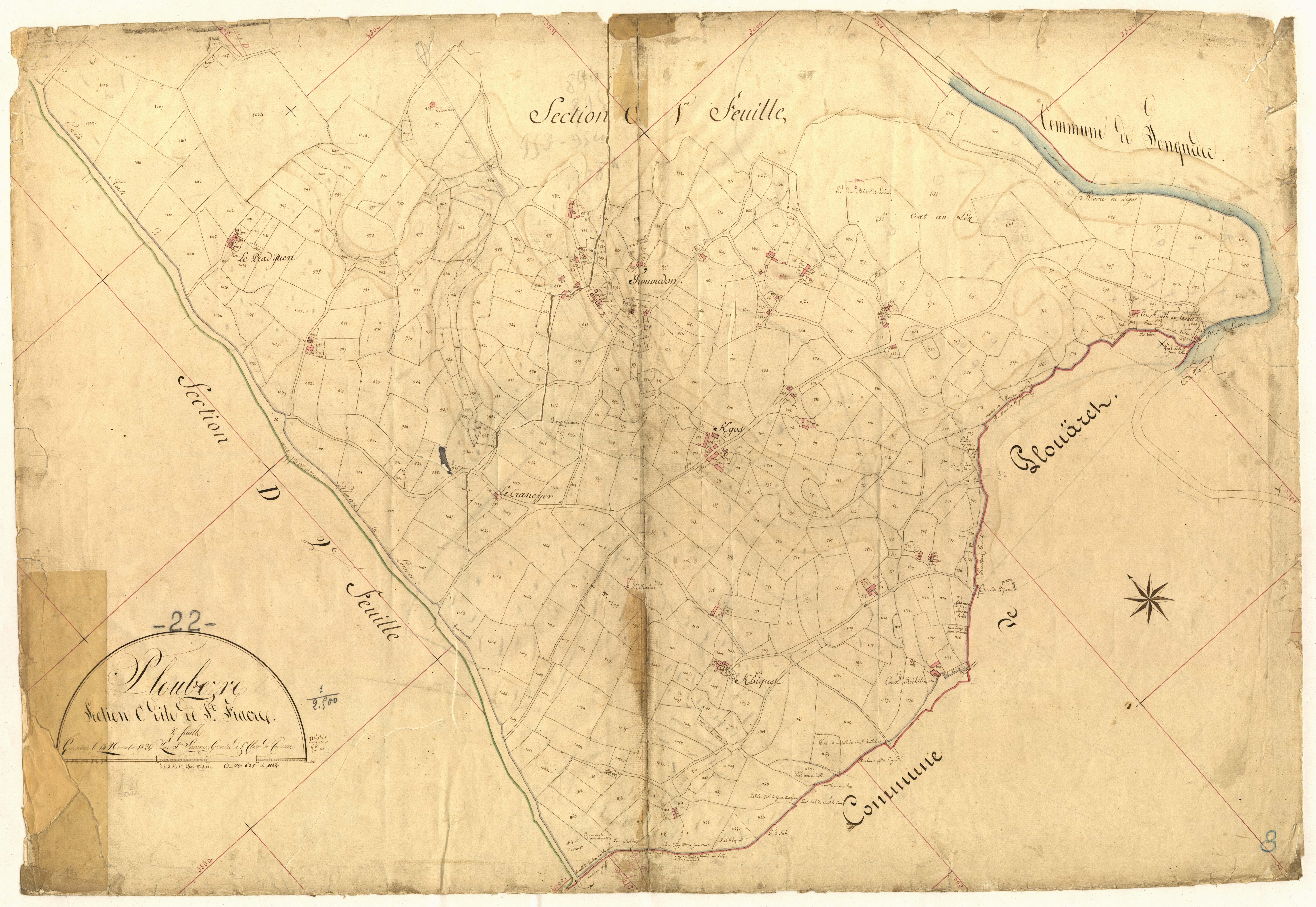 Ploubezre - Section C, 2e feuille