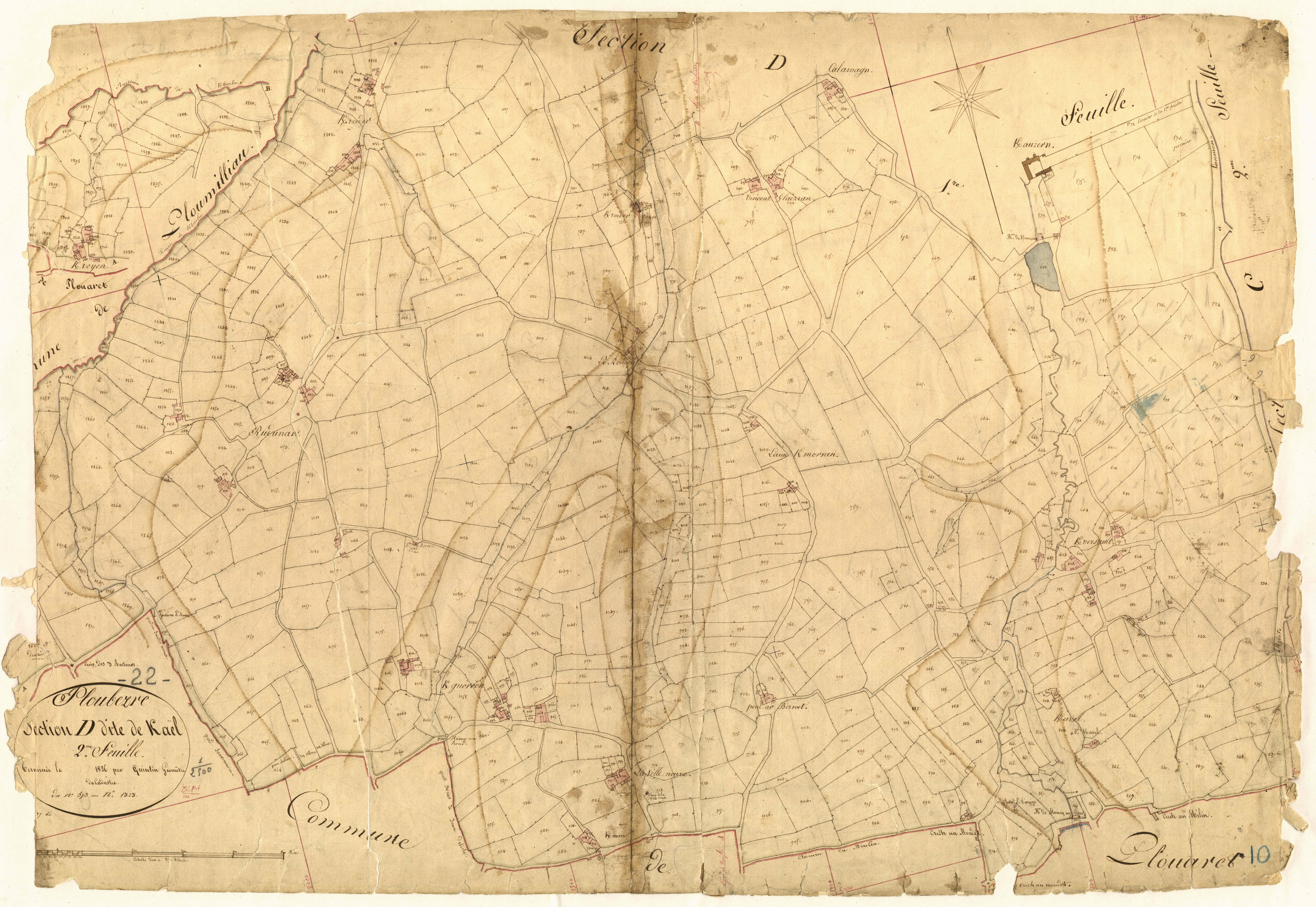 Ploubezre - Section D, 2e feuille