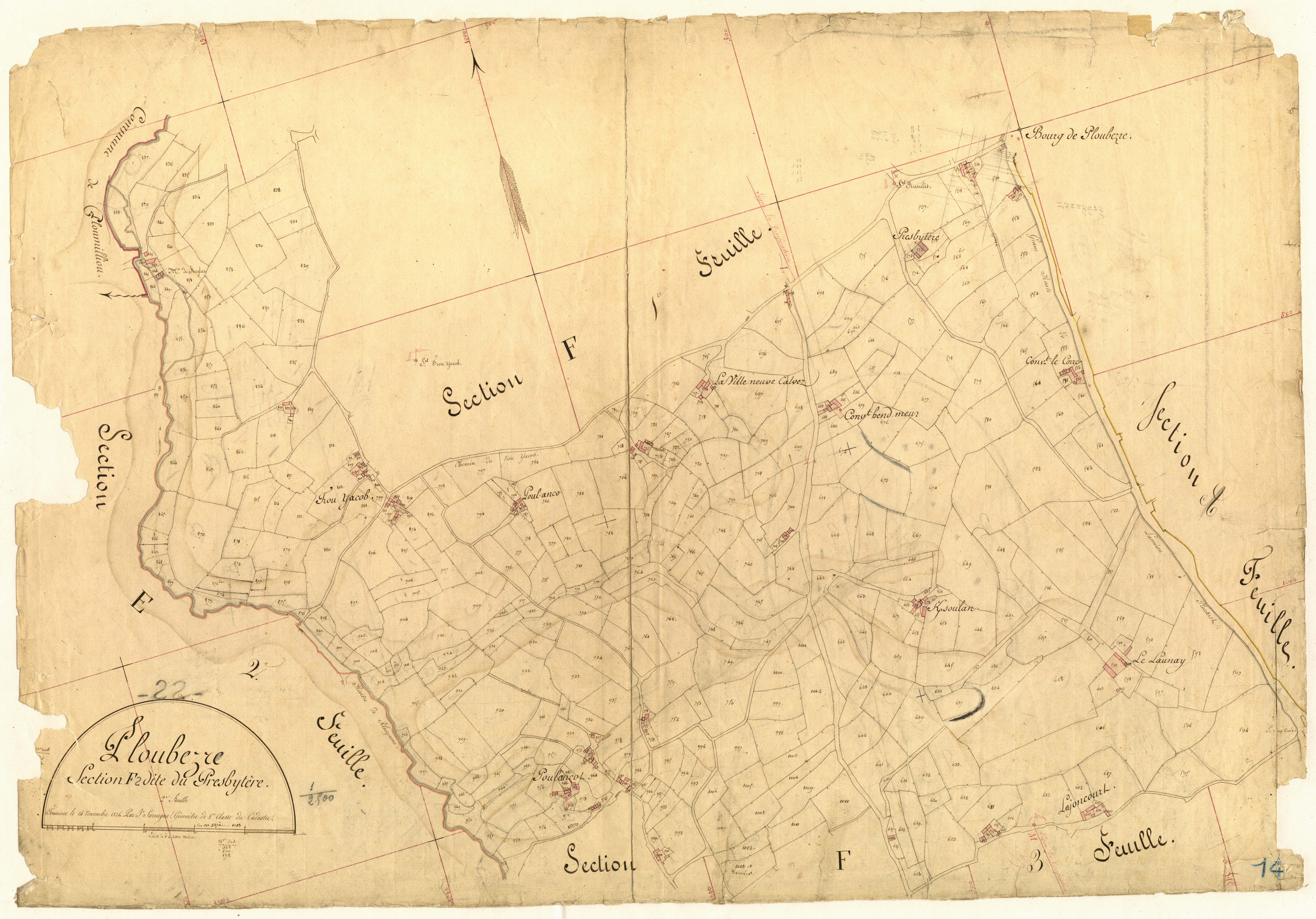 Ploubezre - Section F, 2e feuille