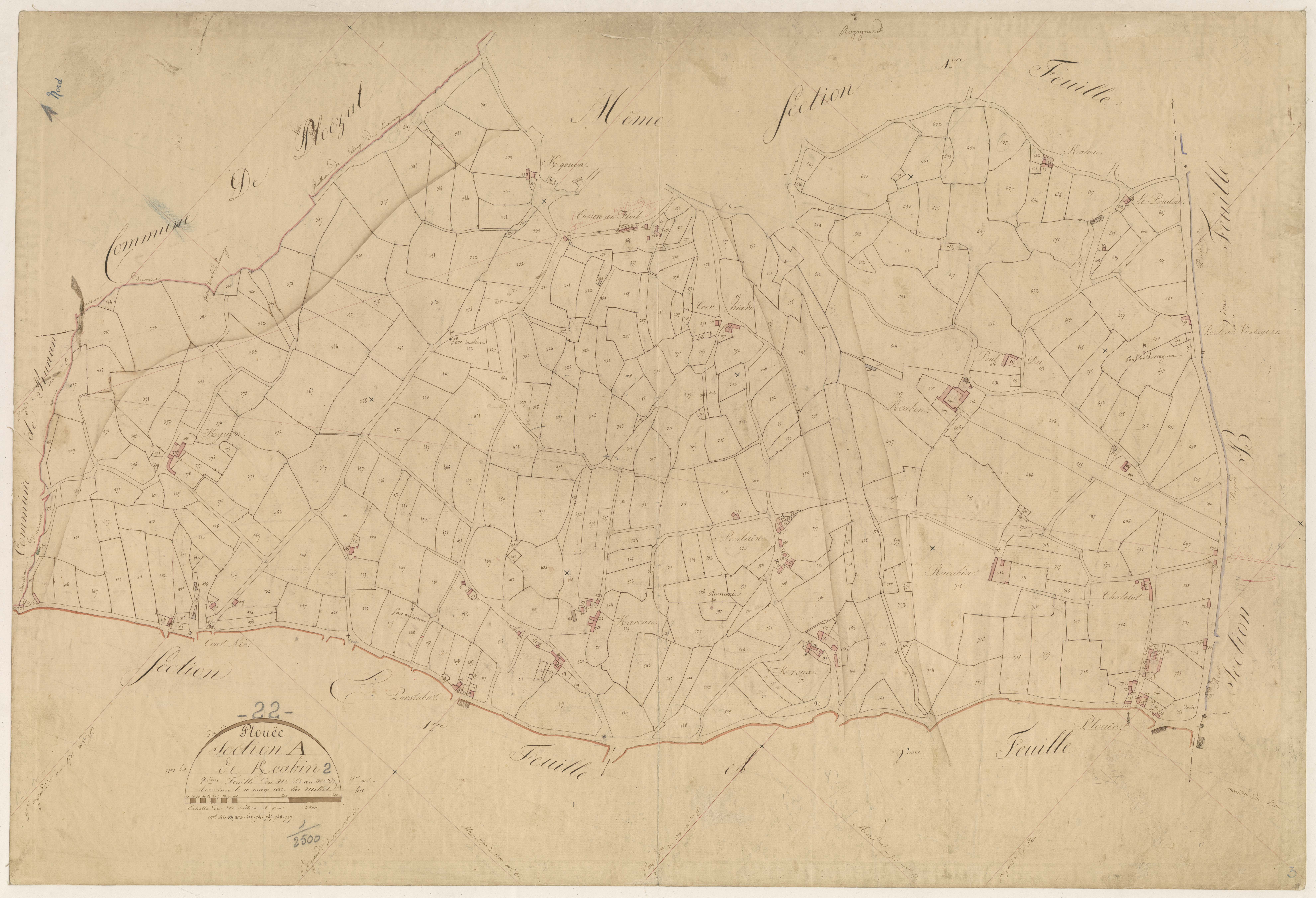 Plouëc-du-Trieux - Section A, 2e feuille