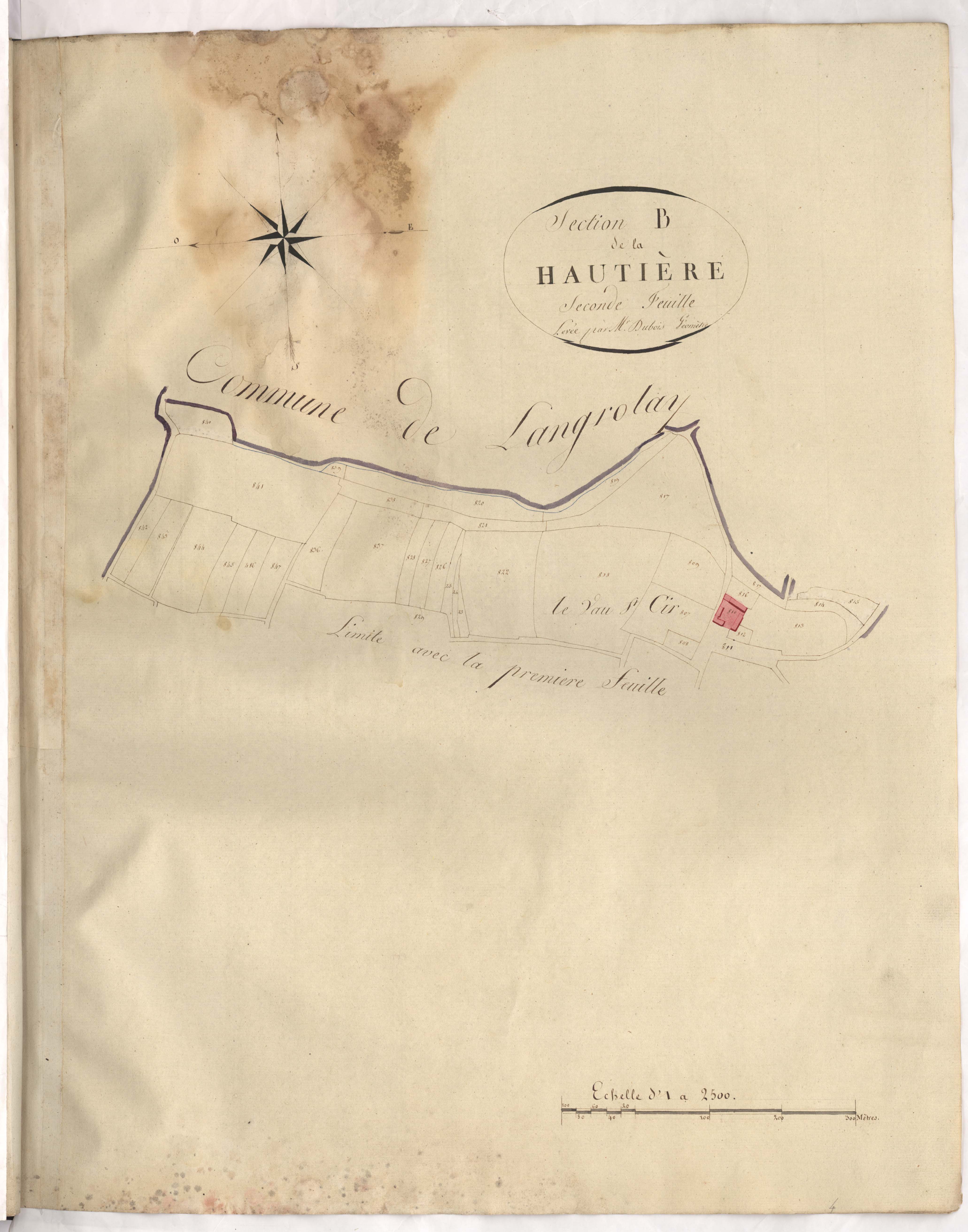 Plouër-sur-Rance - Section B, 2e feuille