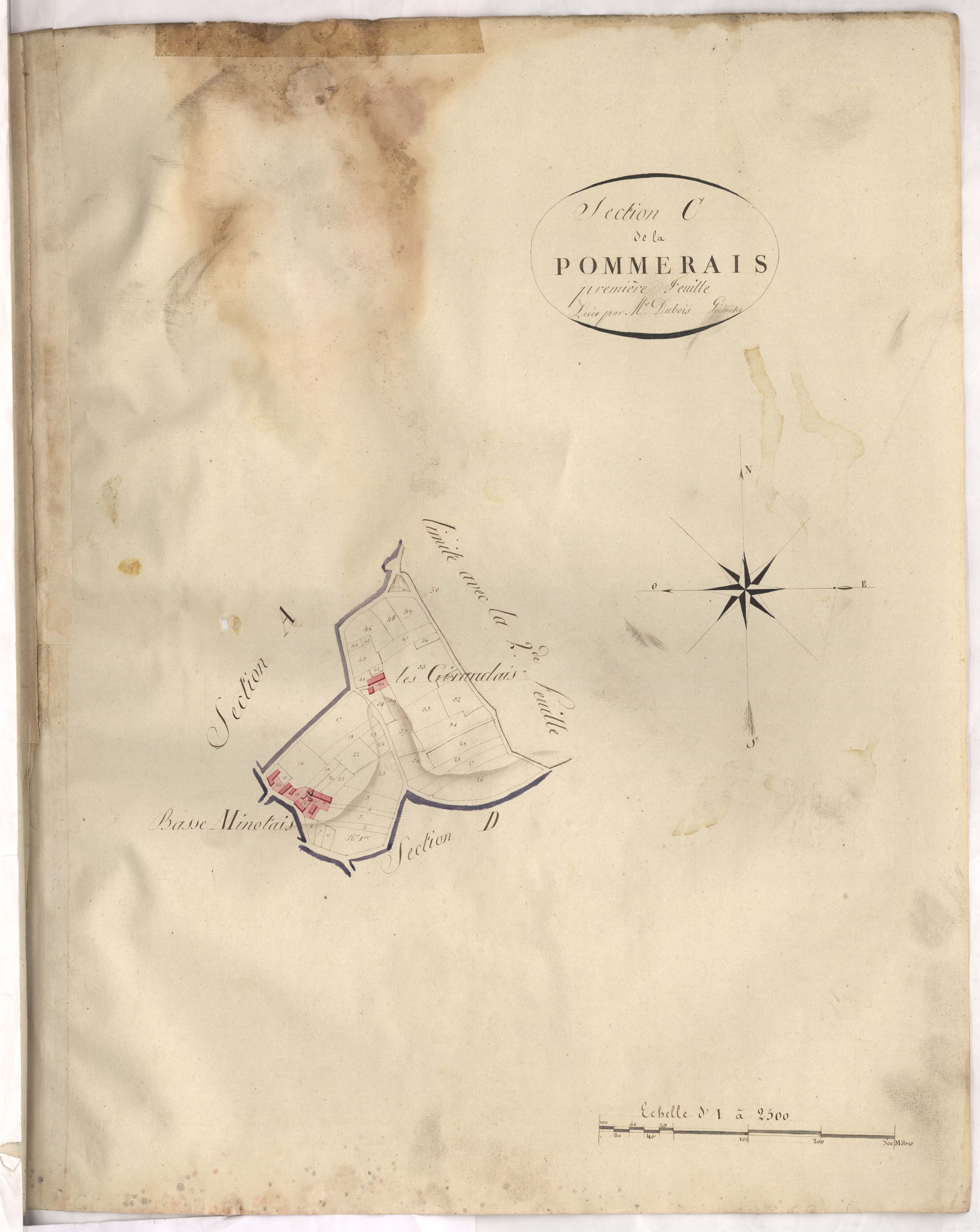 Plouër-sur-Rance - Section C, 1re feuille