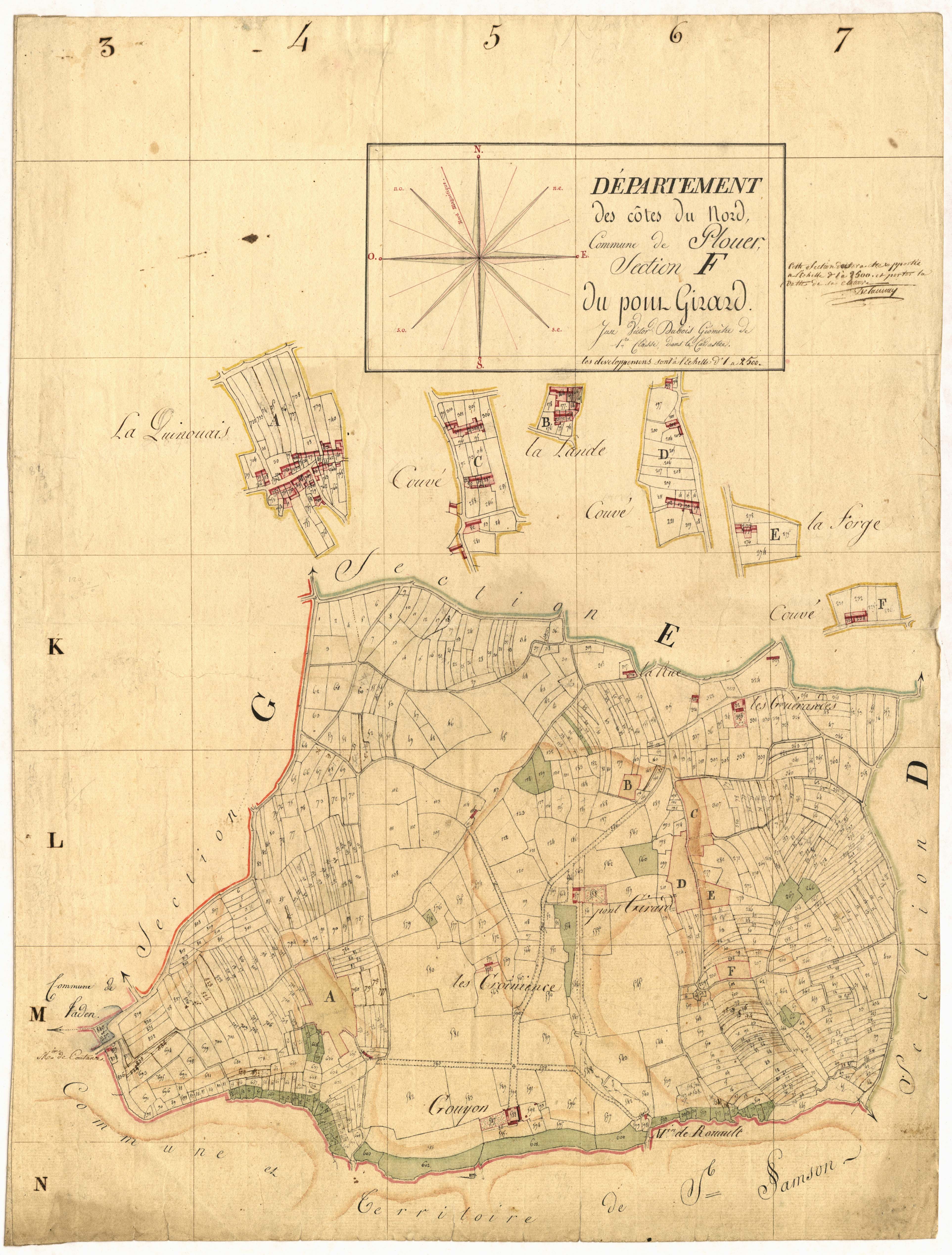 Plouër-sur-Rance - Section F, du pont Girard