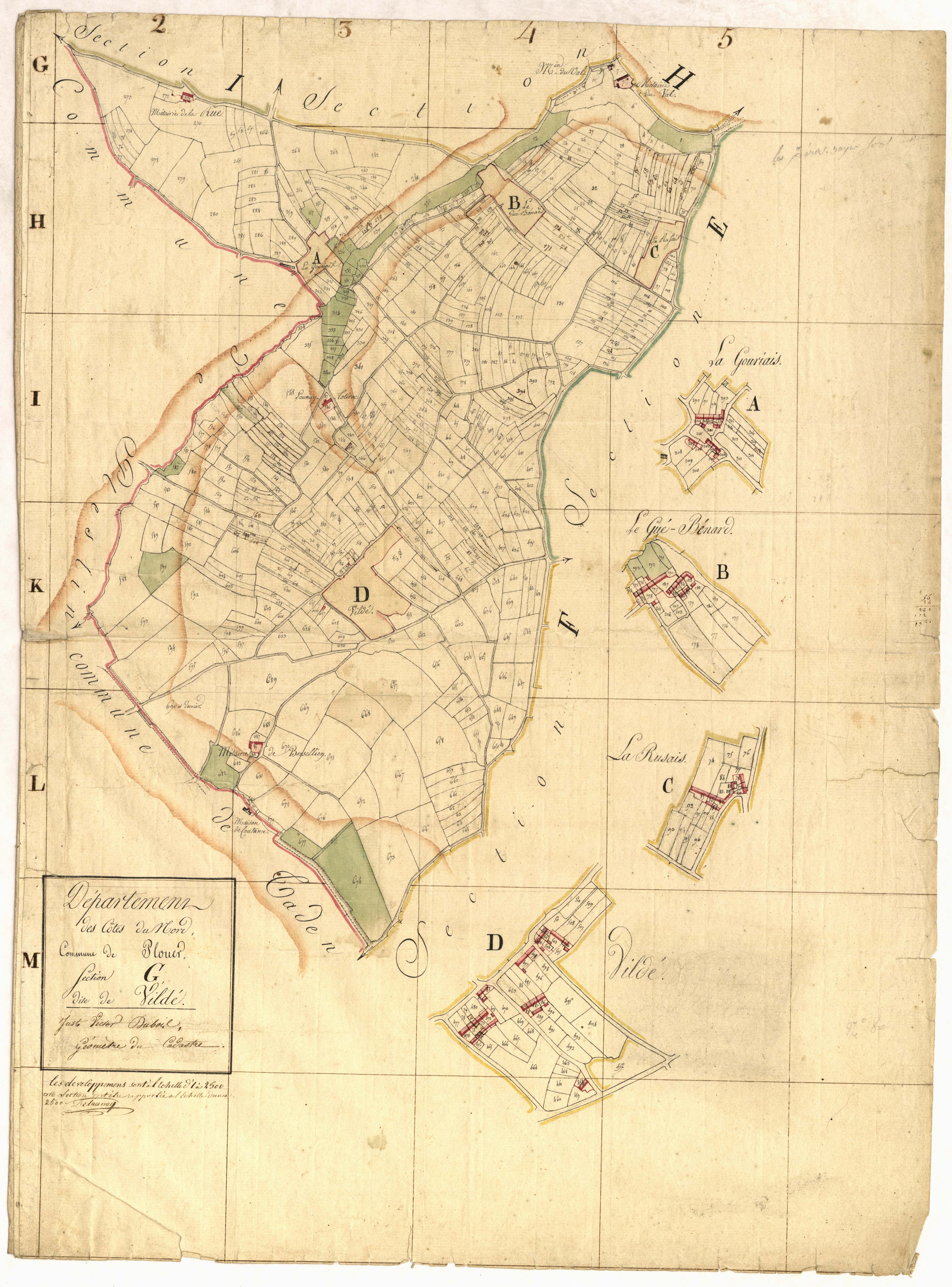 Plouër-sur-Rance - Section G, dite de Vildé