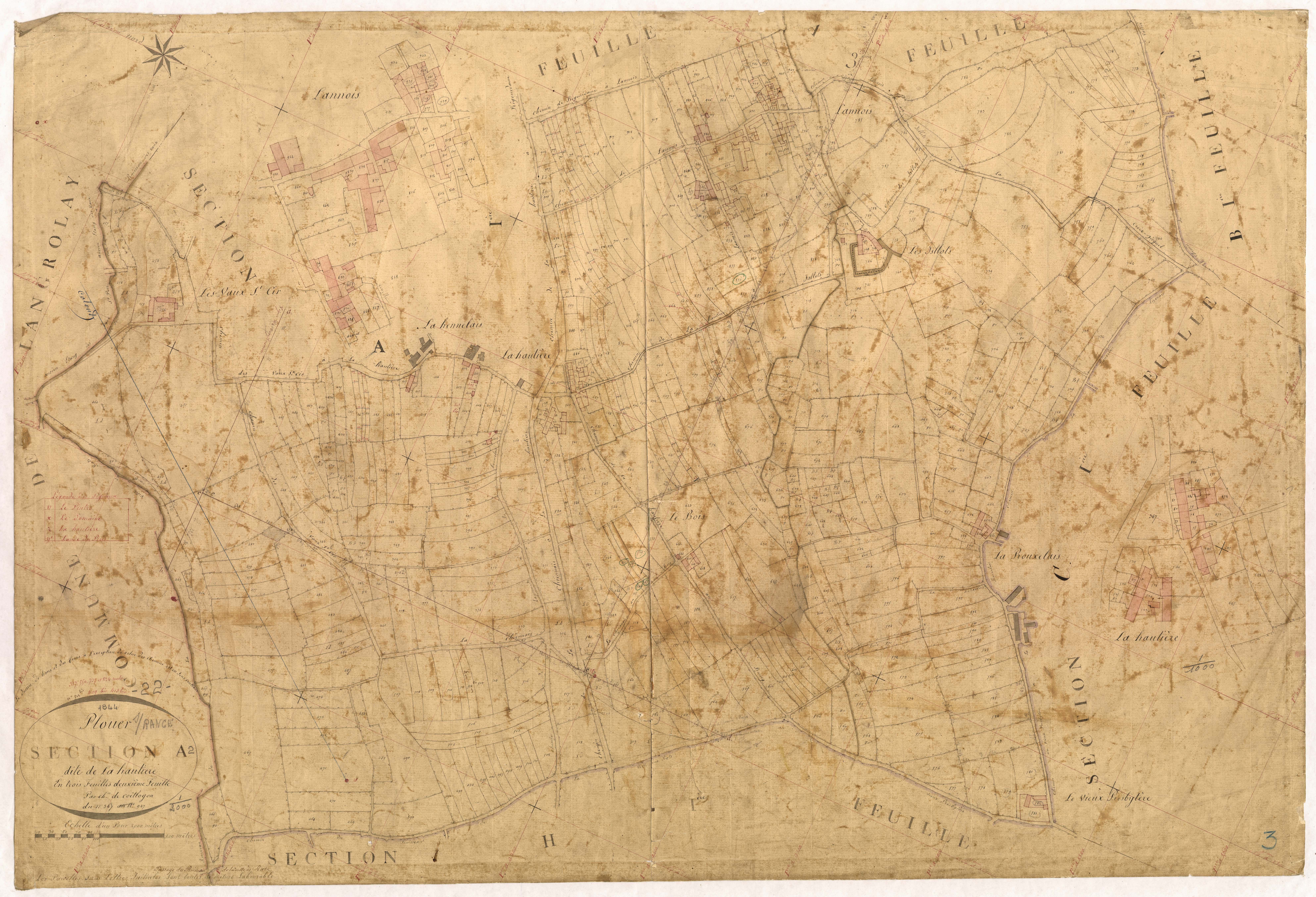 Plouër-sur-Rance - Section A, 2e feuille