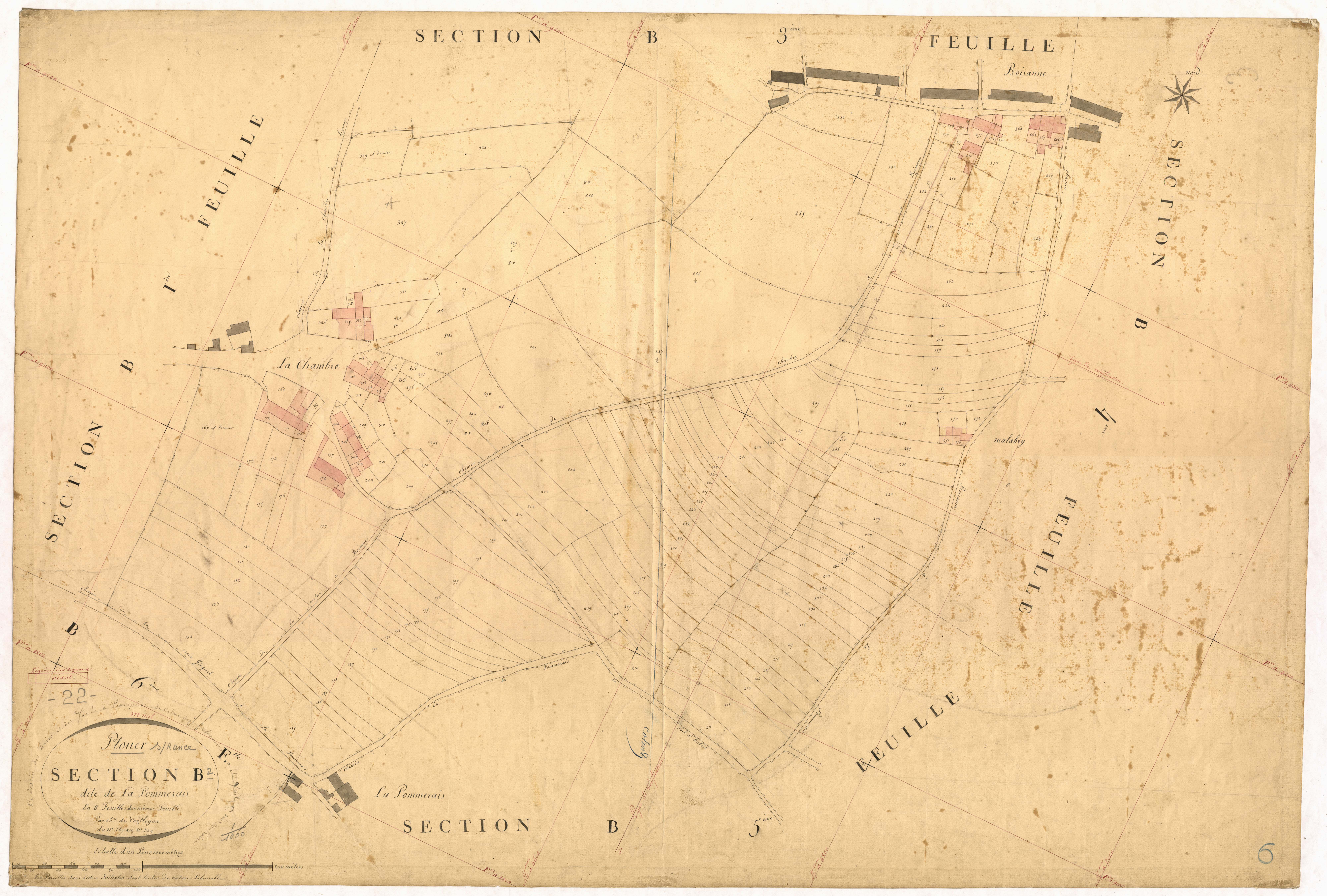 Plouër-sur-Rance - Section B, 2e feuille