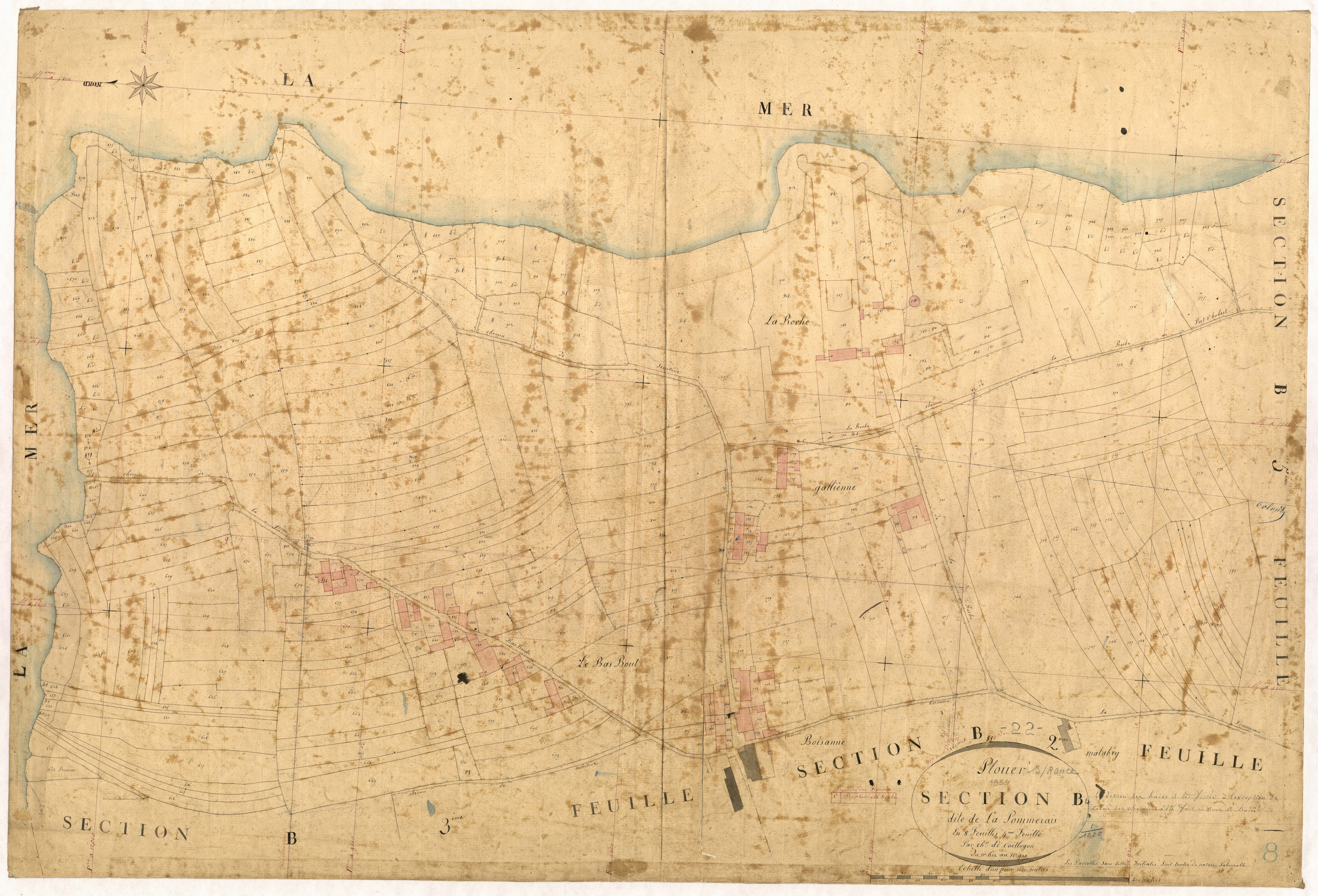 Plouër-sur-Rance - Section B, 4e feuille
