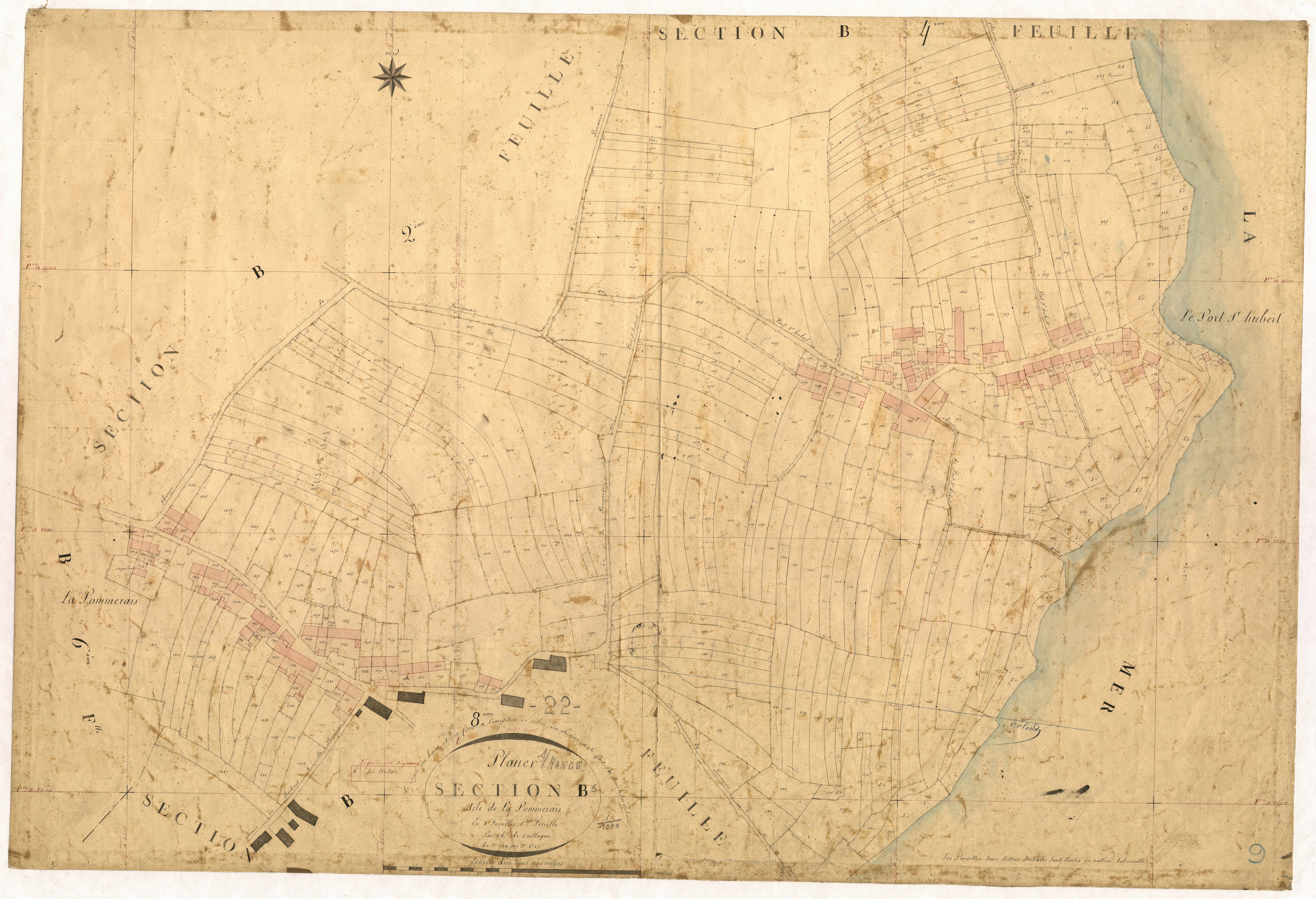 Plouër-sur-Rance - Section B, 5e feuille