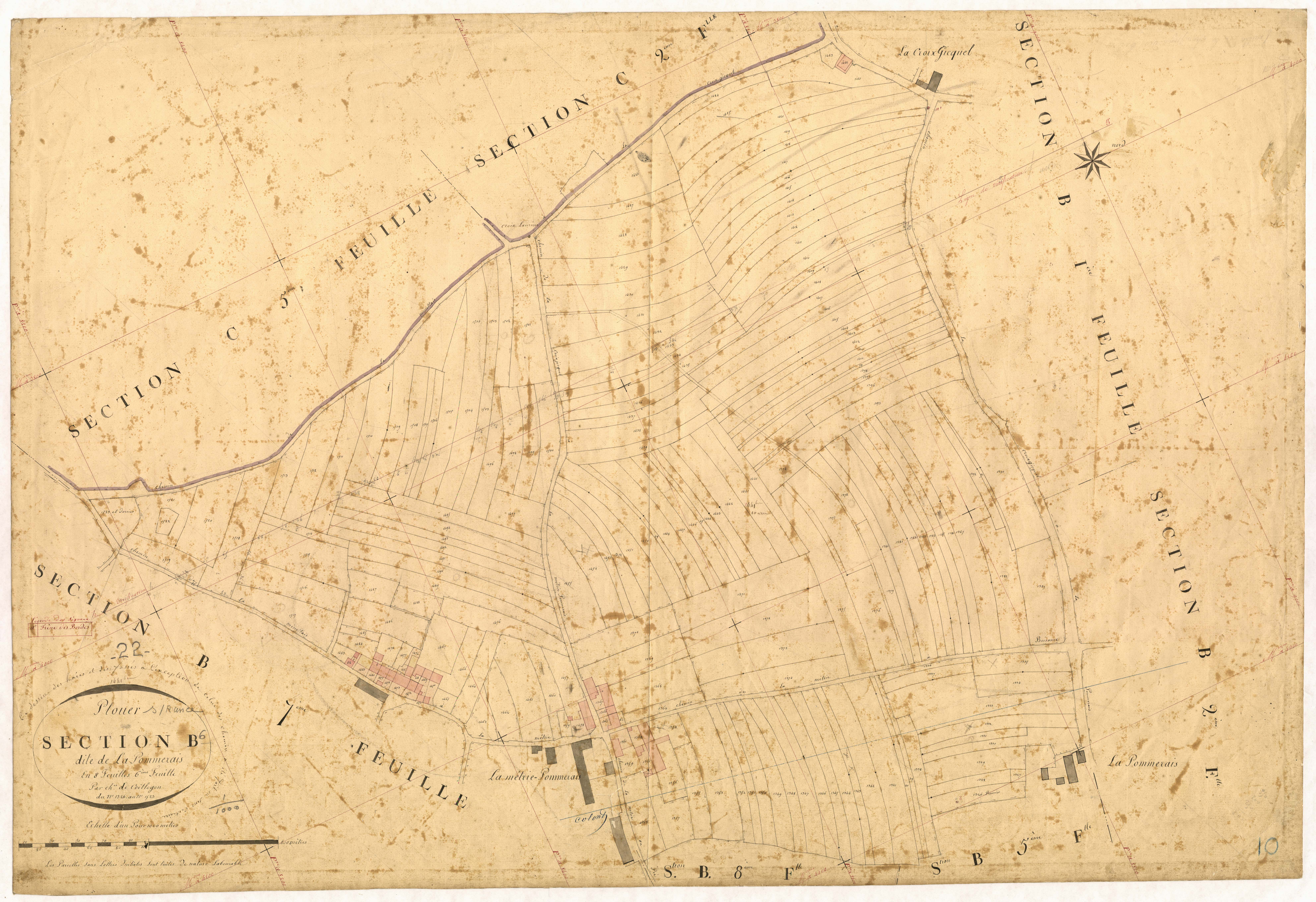 Plouër-sur-Rance - Section B, 6e feuille