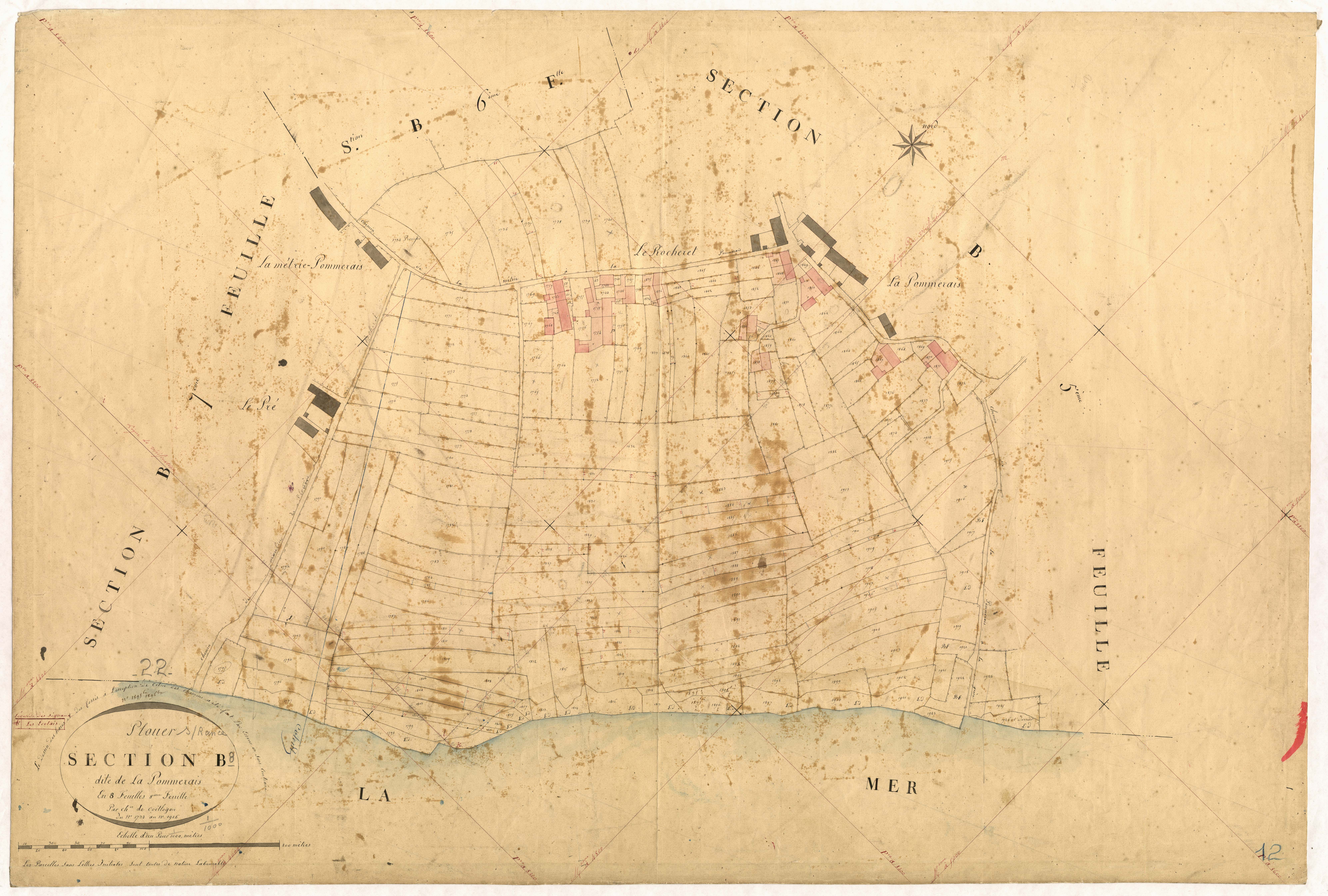 Plouër-sur-Rance - Section B, 8e feuille