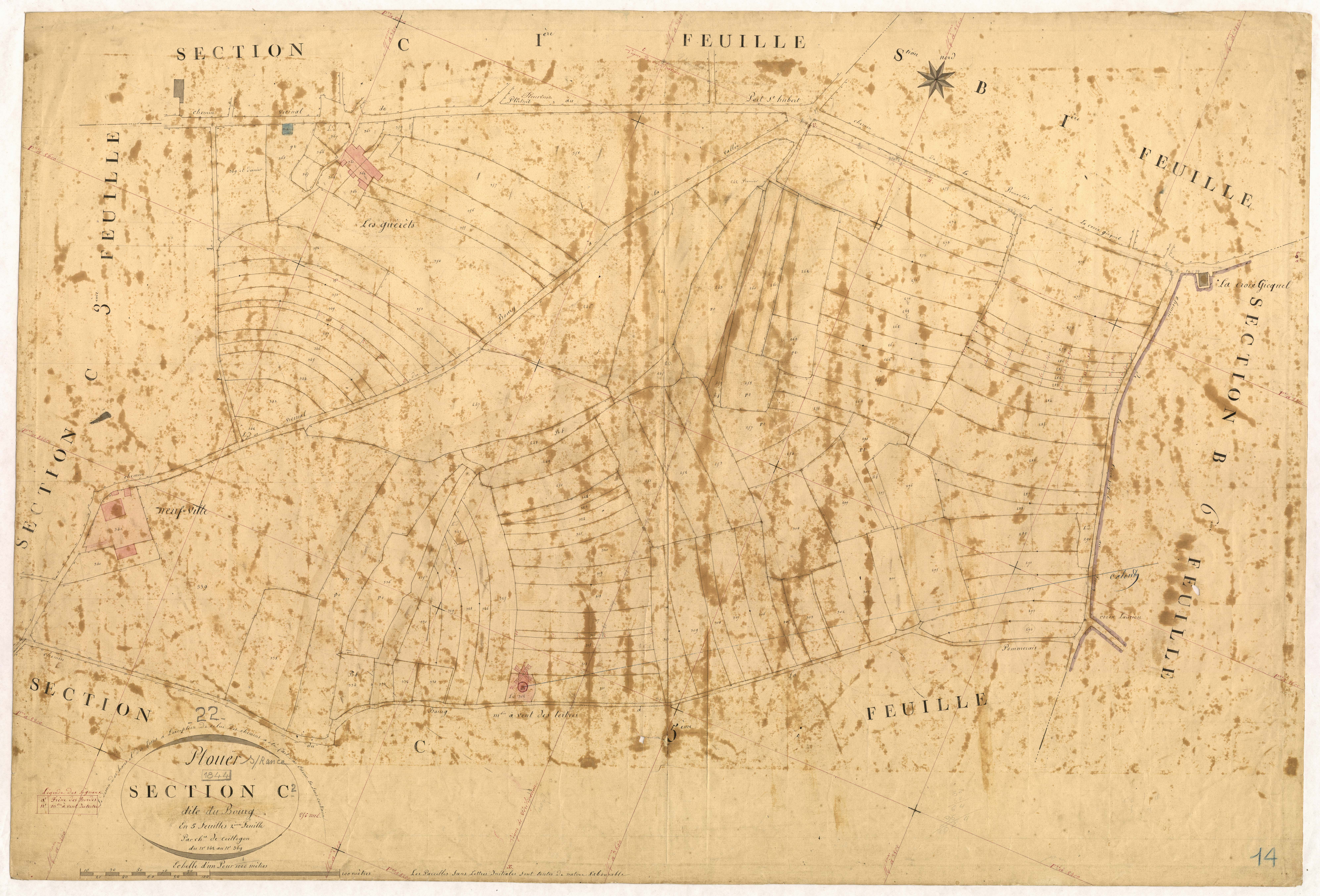 Plouër-sur-Rance - Section C, 2e feuille