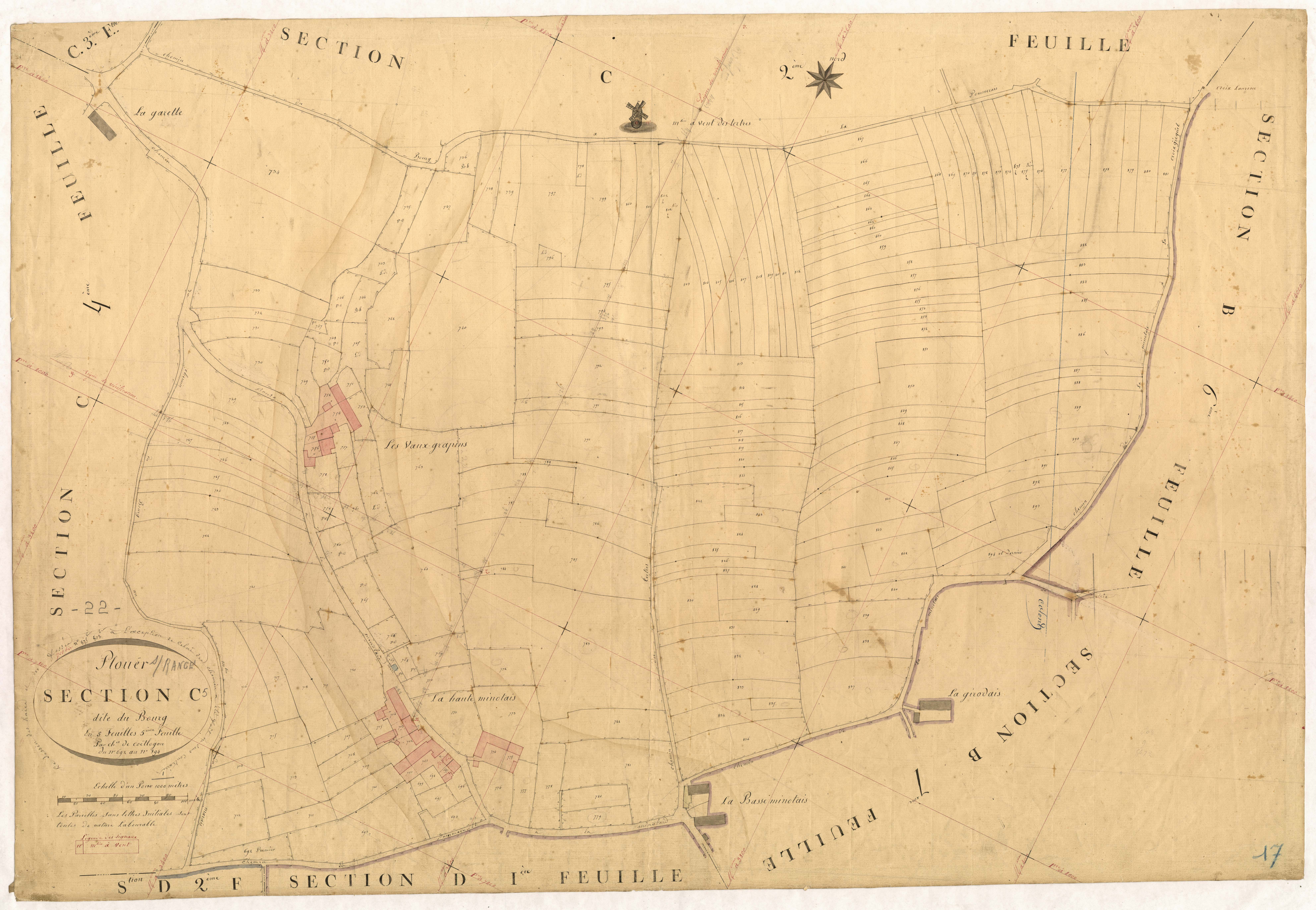 Plouër-sur-Rance - Section C, 5e feuille