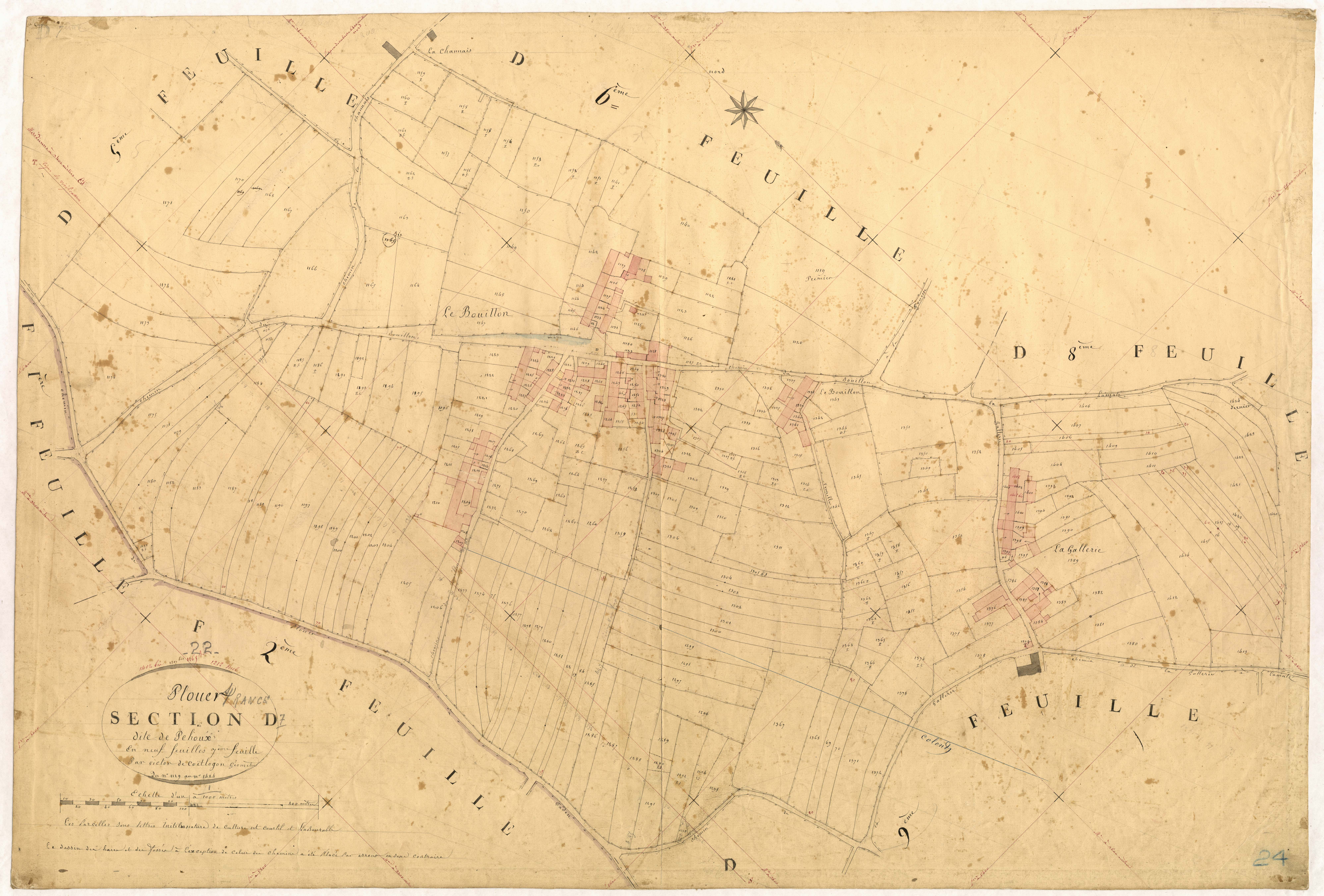 Plouër-sur-Rance - Section D, 7e feuille