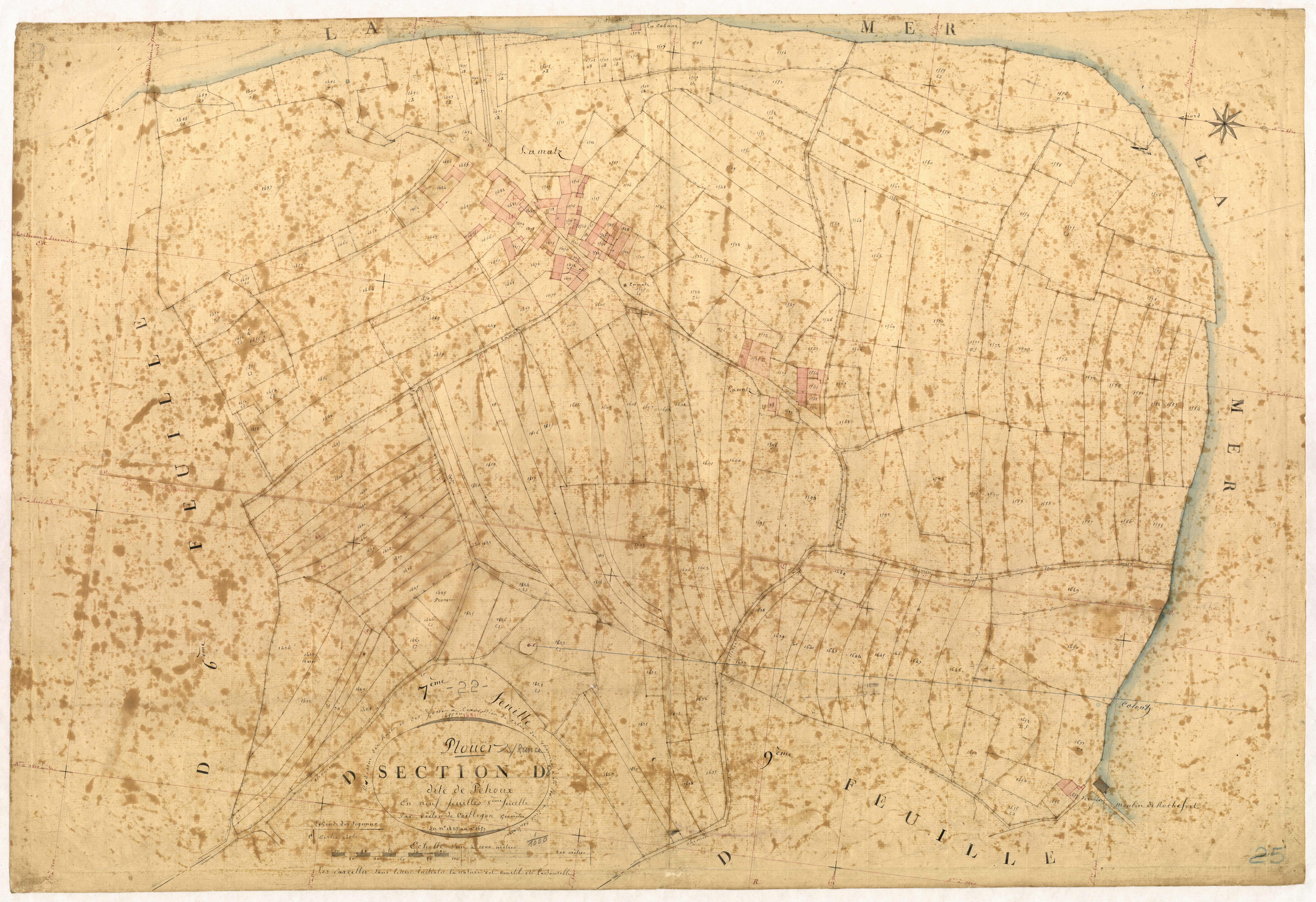 Plouër-sur-Rance - Section D, 8e feuille