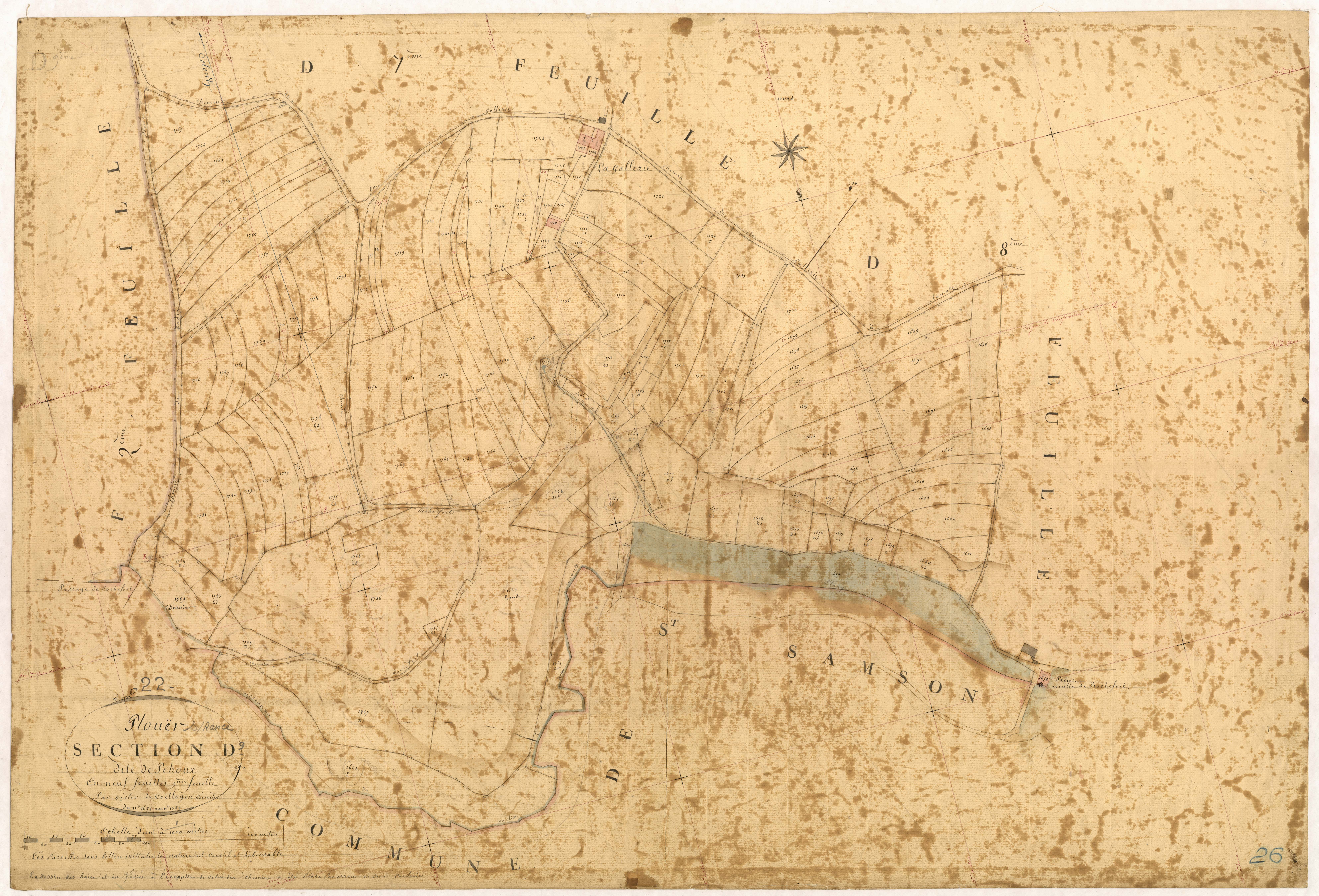 Plouër-sur-Rance - Section D, 9e feuille