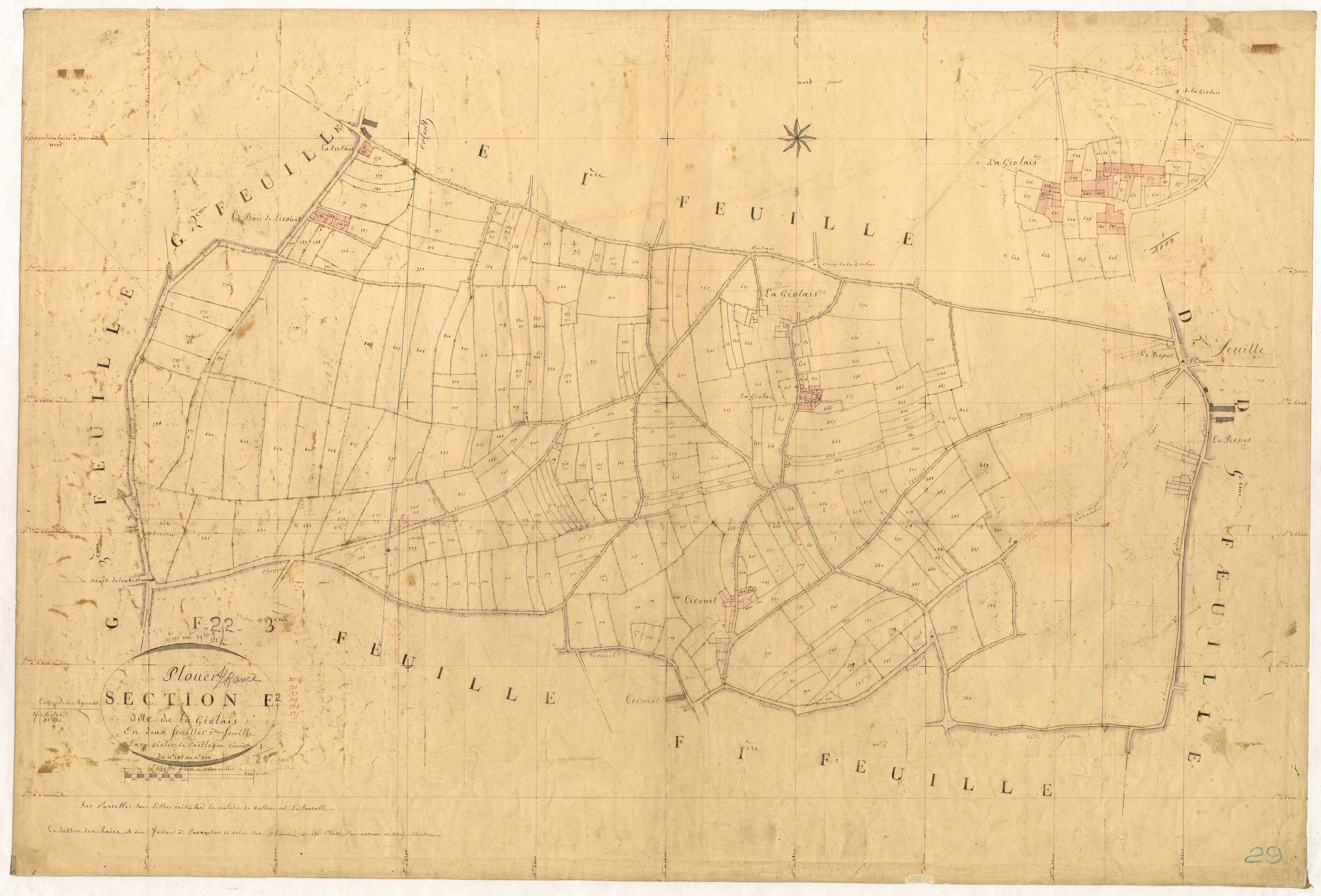 Plouër-sur-Rance - Section E, 2e feuille