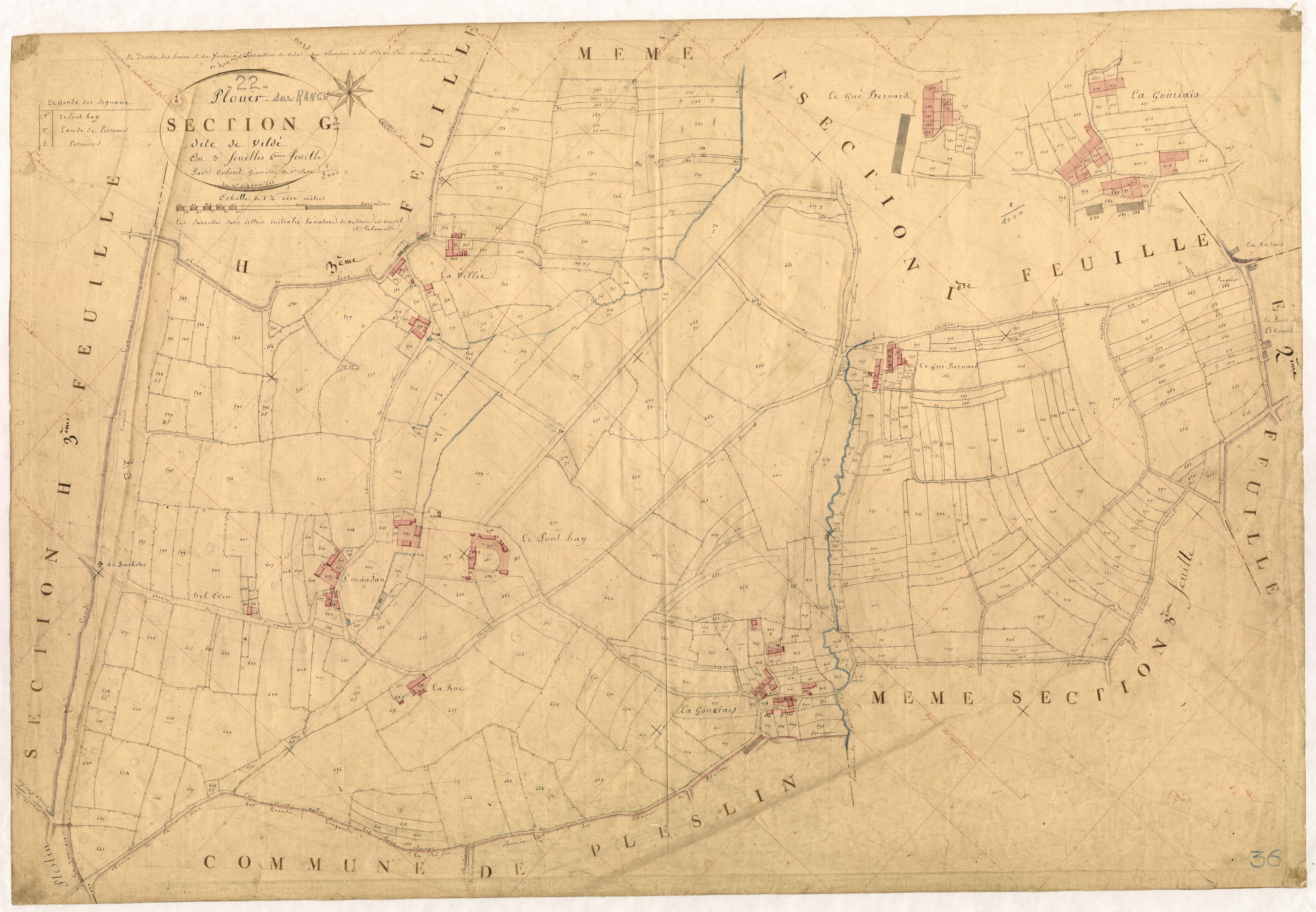 Plouër-sur-Rance - Section G, 2e feuille