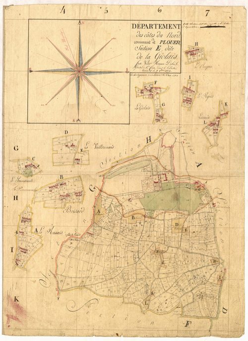 Plouër-sur-Rance - Section E, dite de la Giolais