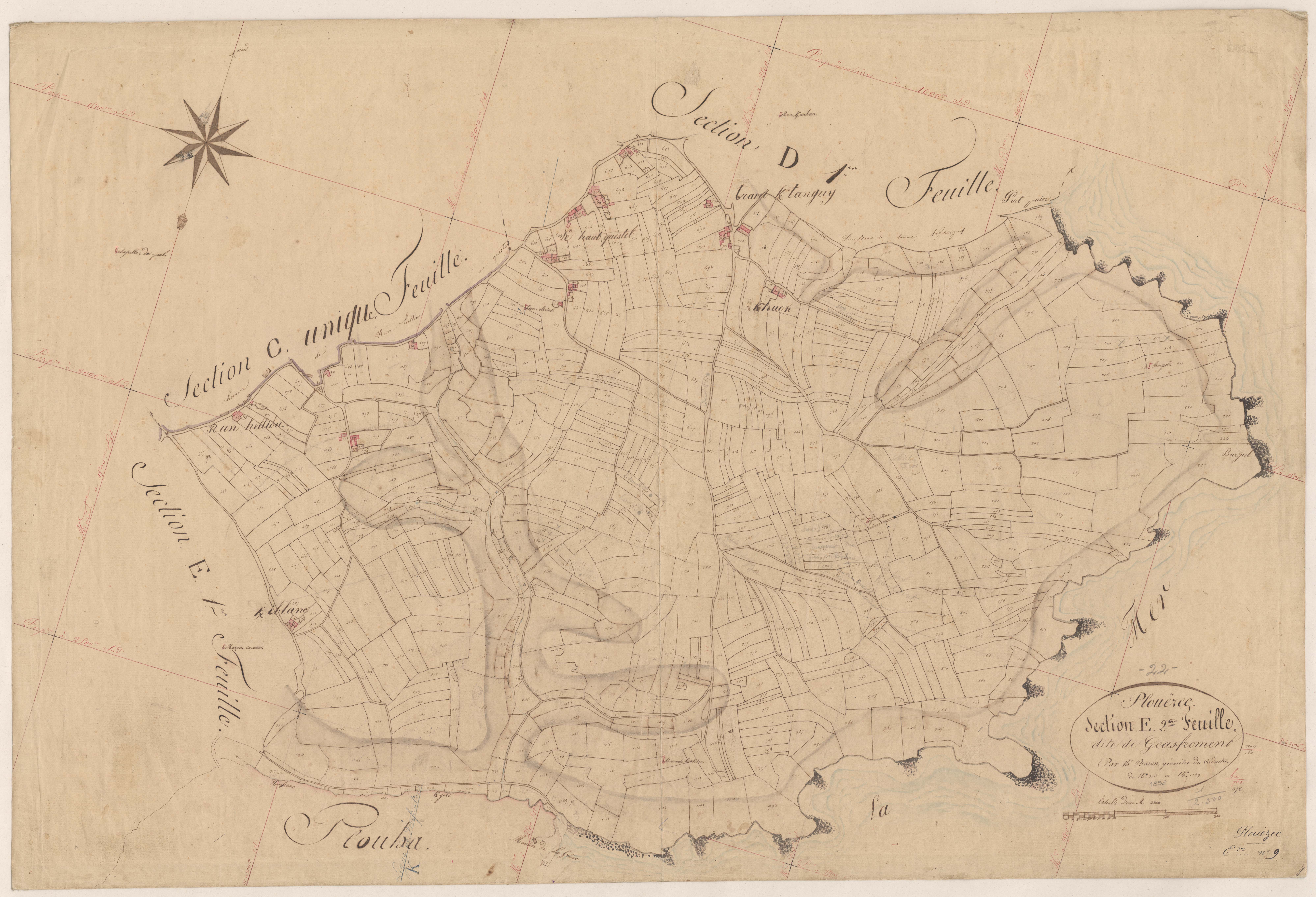 Plouézec - Section E, 2e feuille