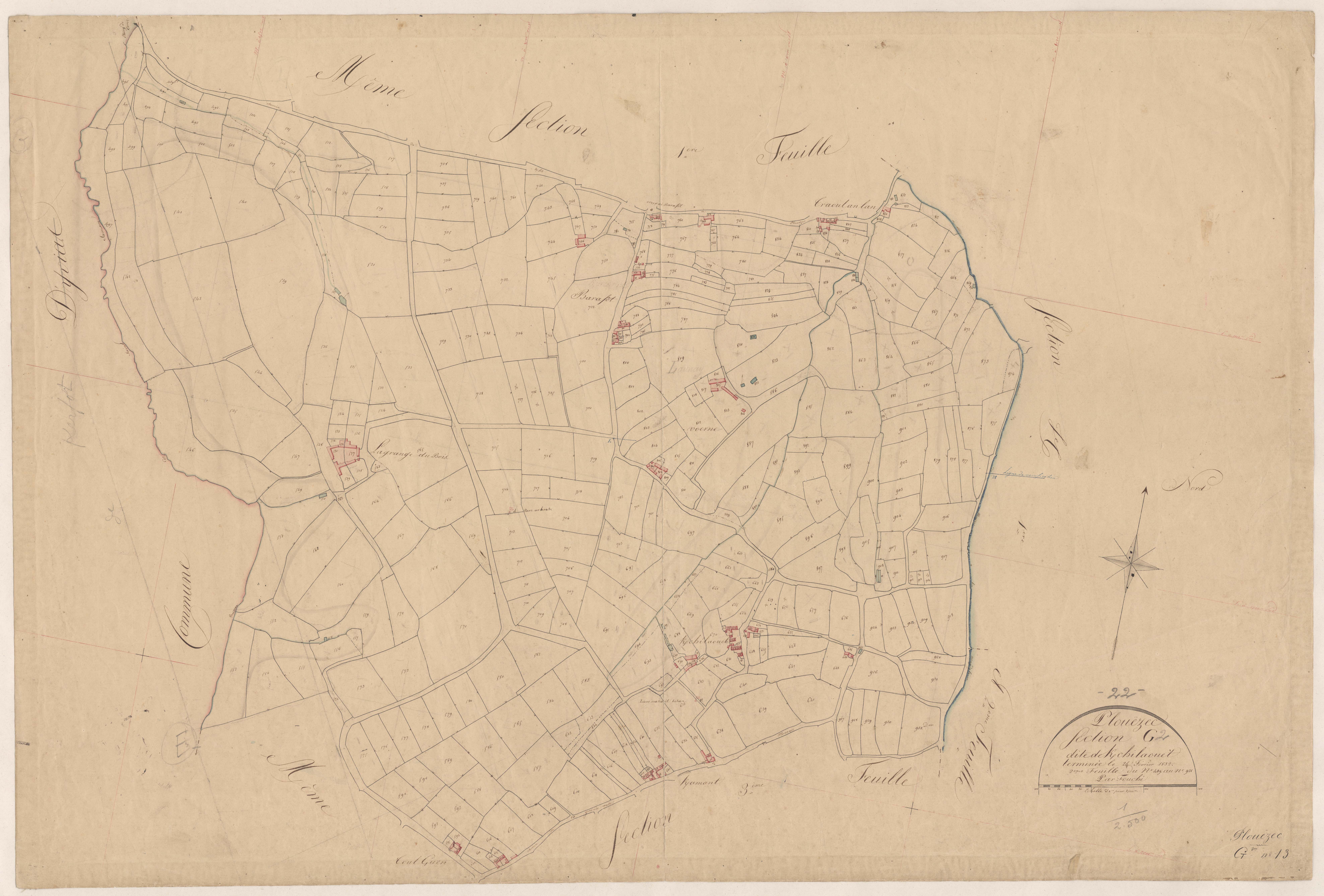 Plouézec - Section G, 2e feuille