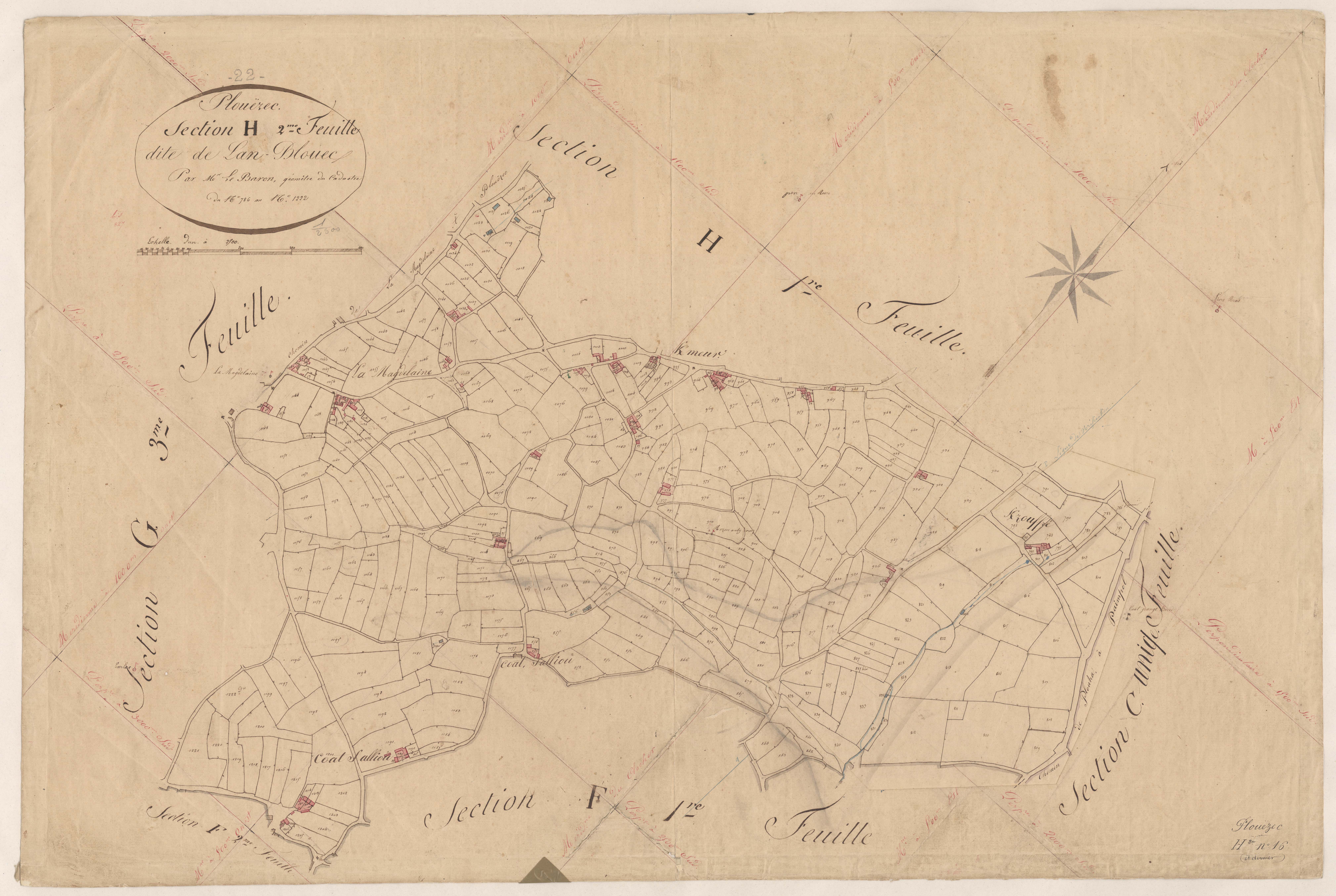 Plouézec - Section H, 2e feuille