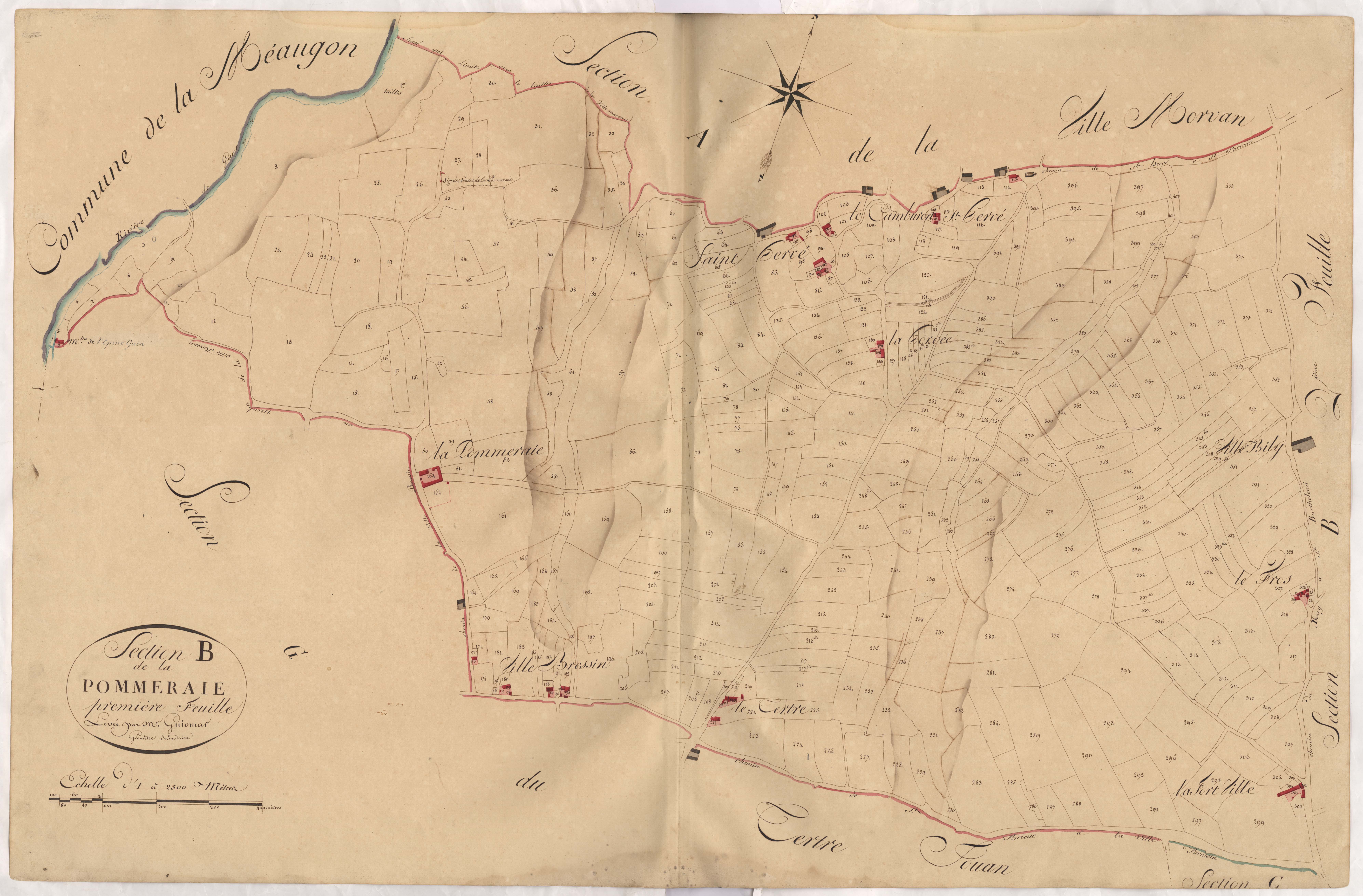 Ploufragan - Section B, 1re feuille
