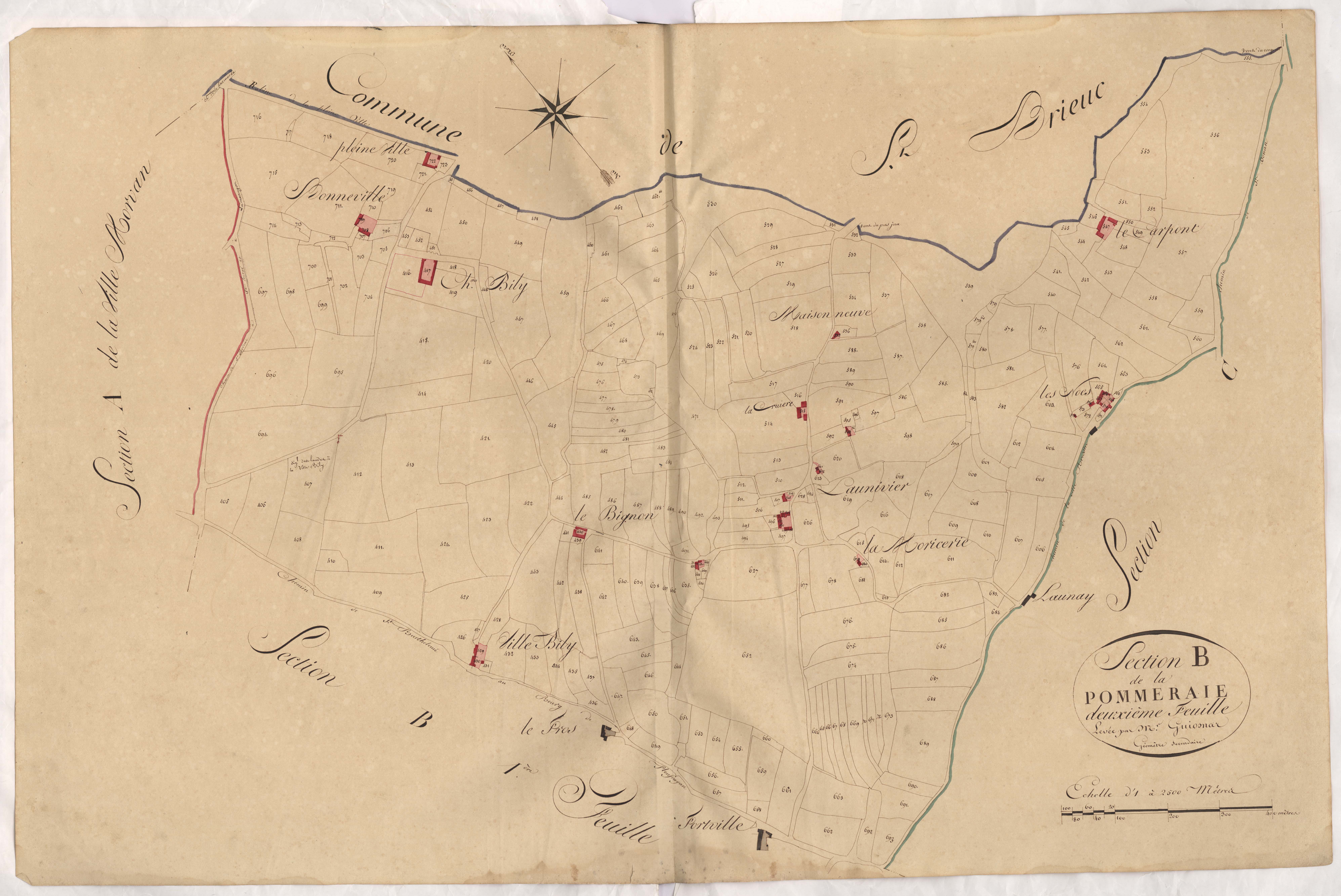 Ploufragan - Section B, 2e feuille