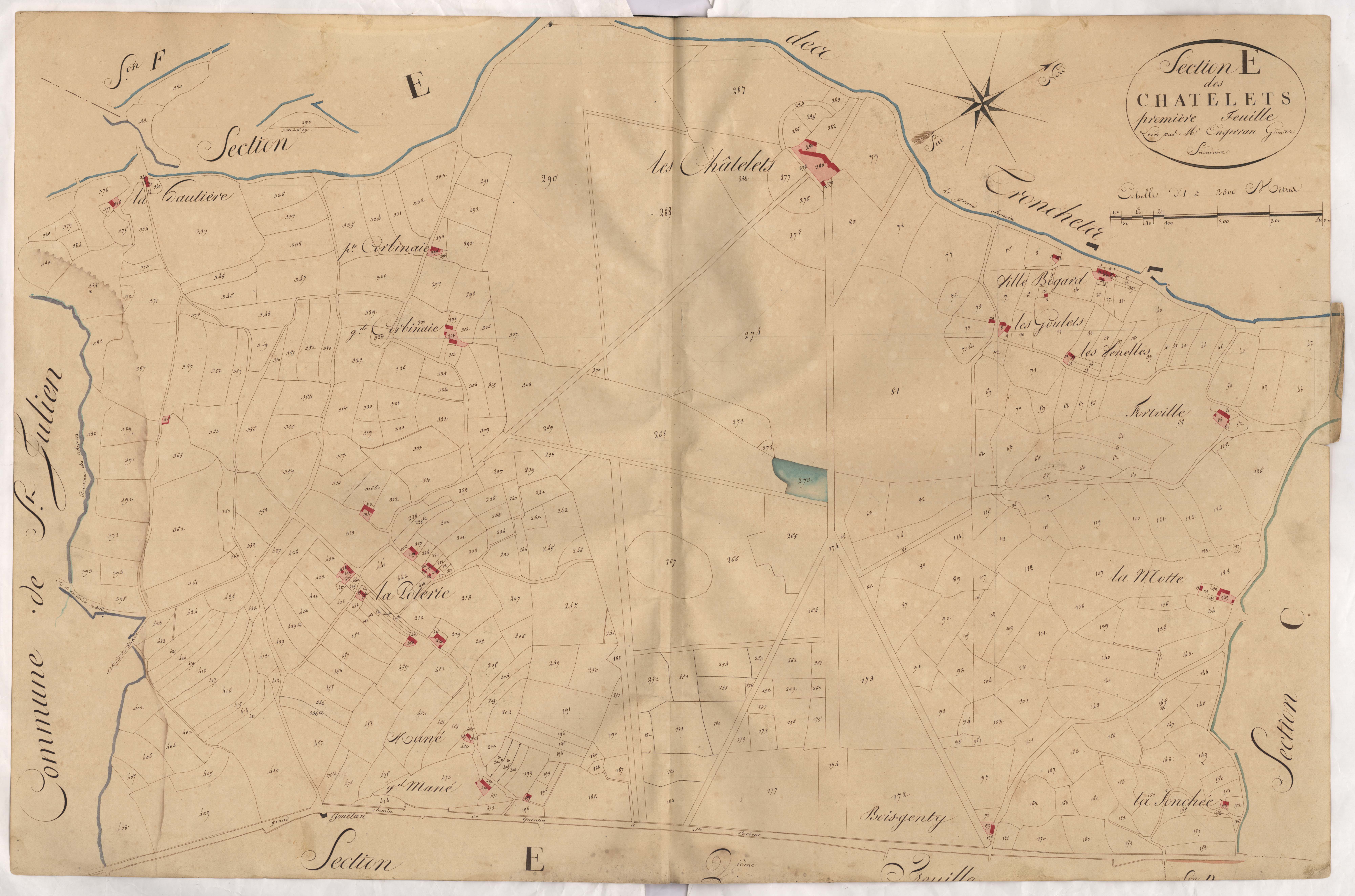 Ploufragan - Section E, 1re feuille