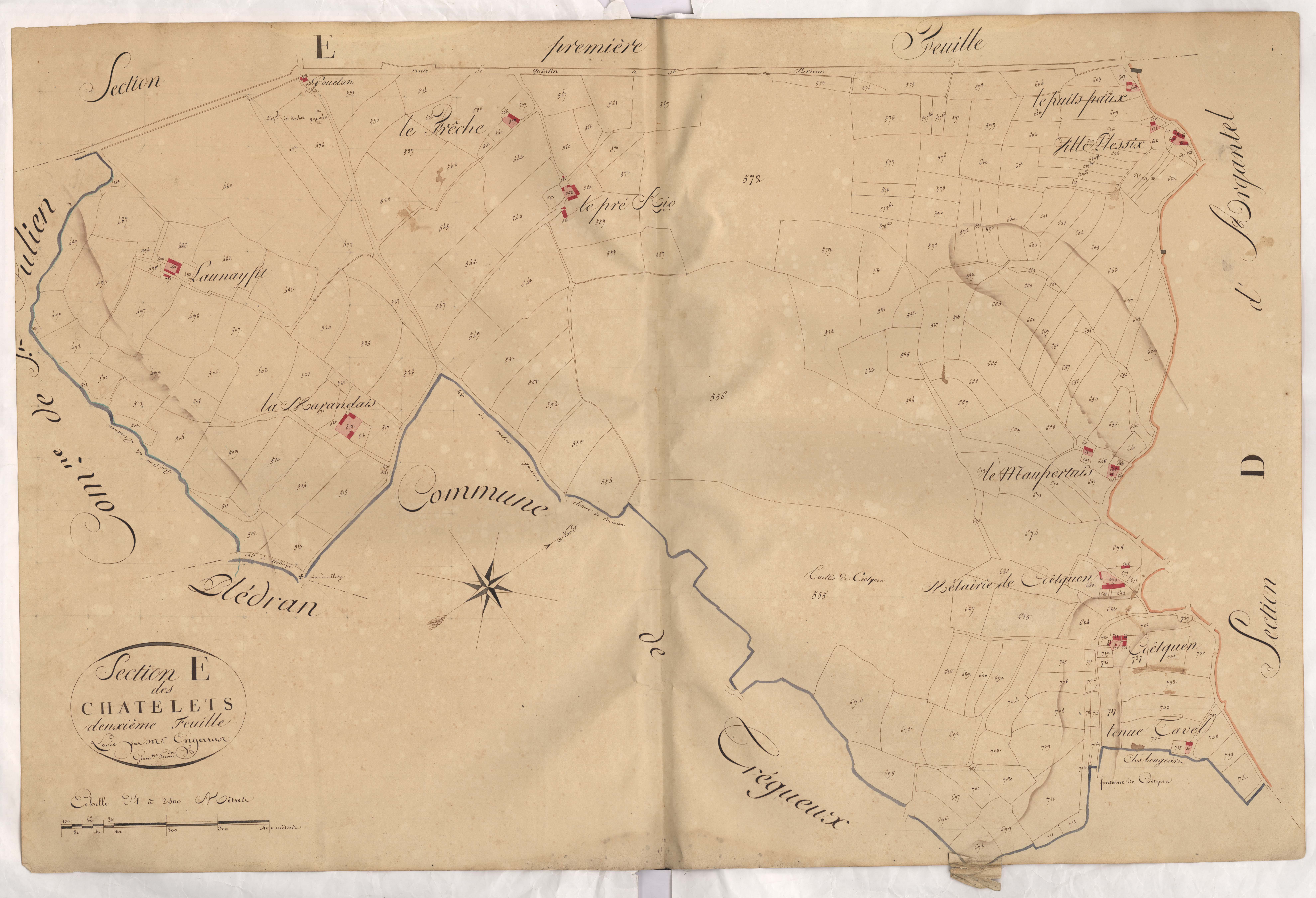Ploufragan - Section E, 2e feuille