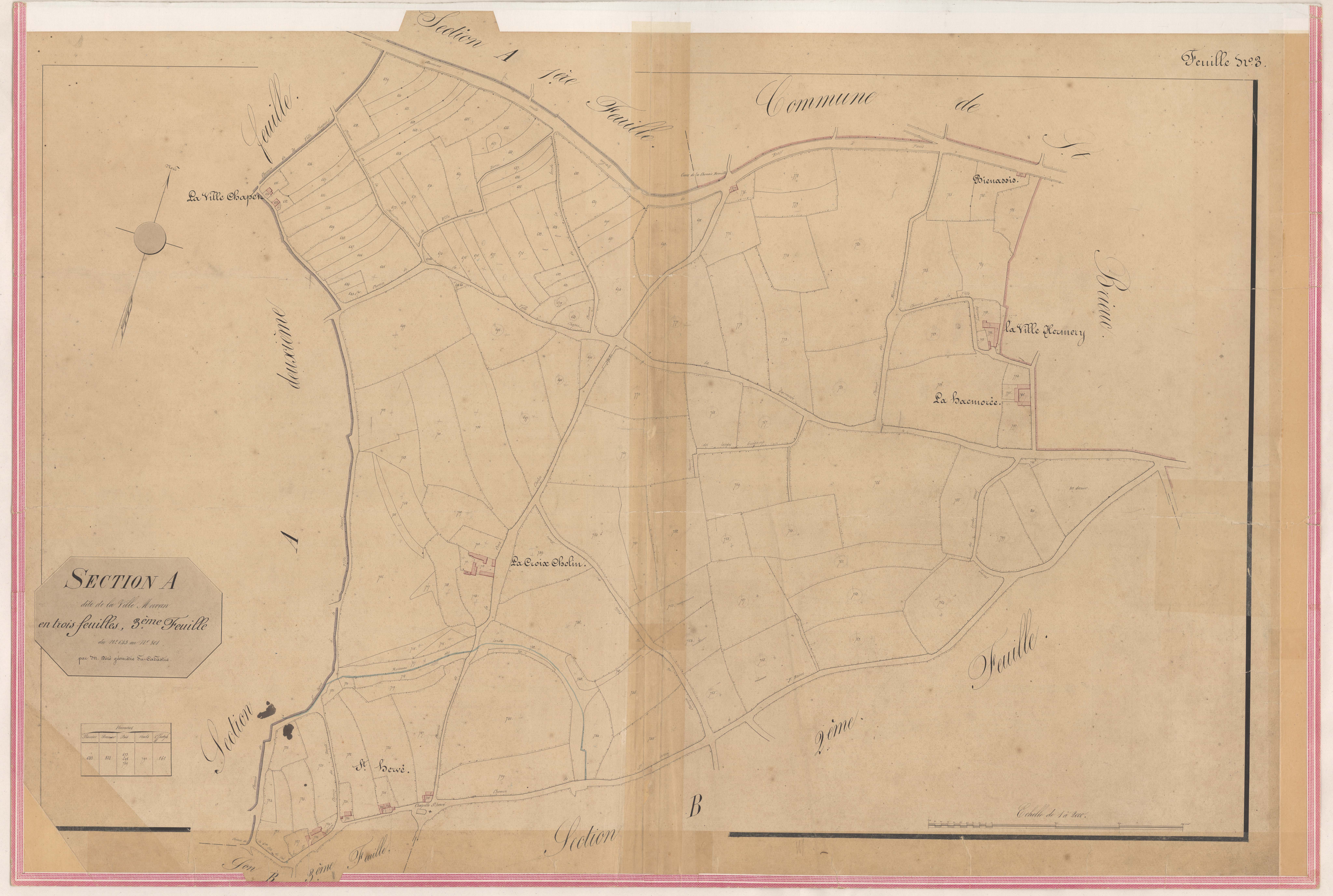Ploufragan - Section A, 3e feuille