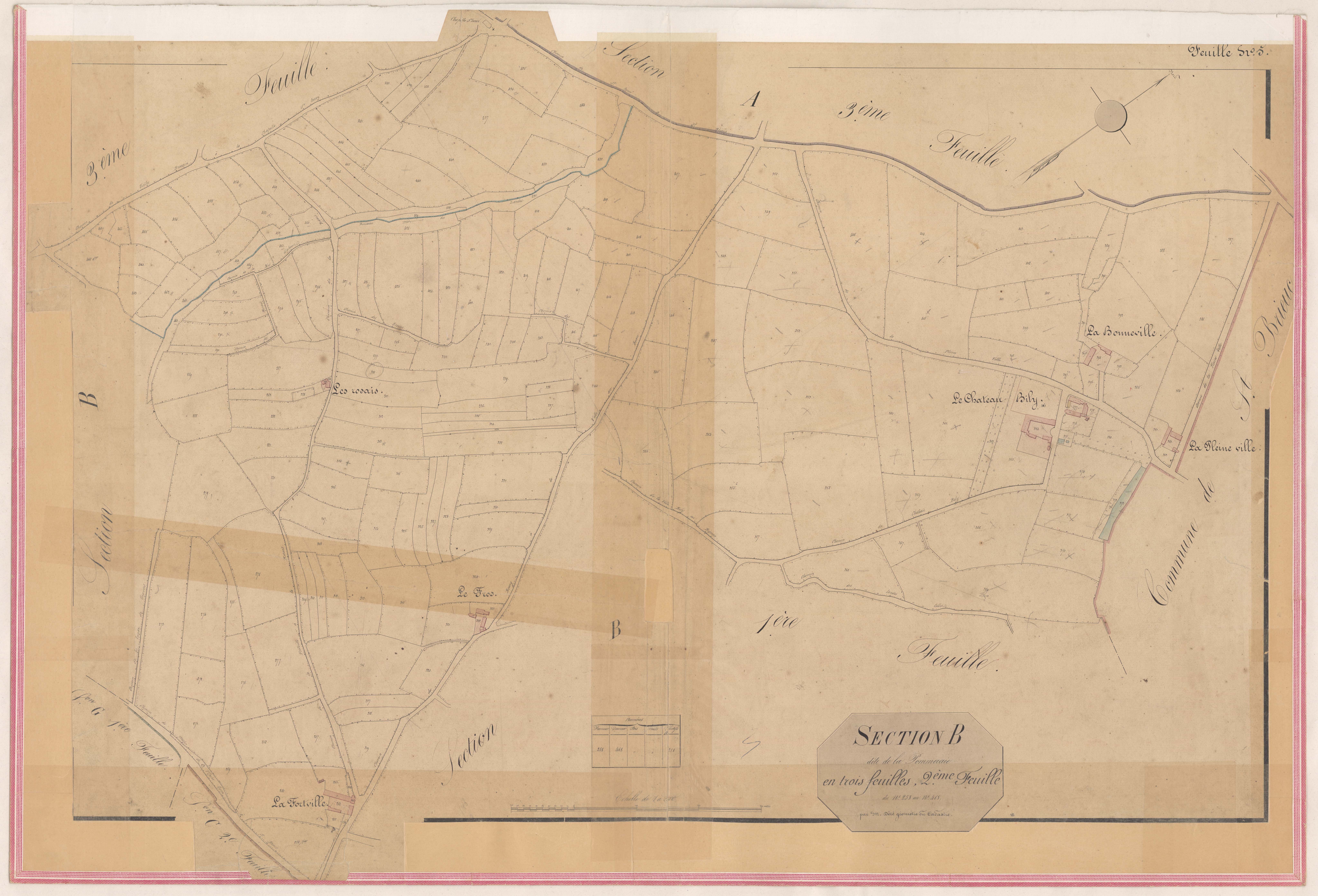Ploufragan - Section B, 2e feuille