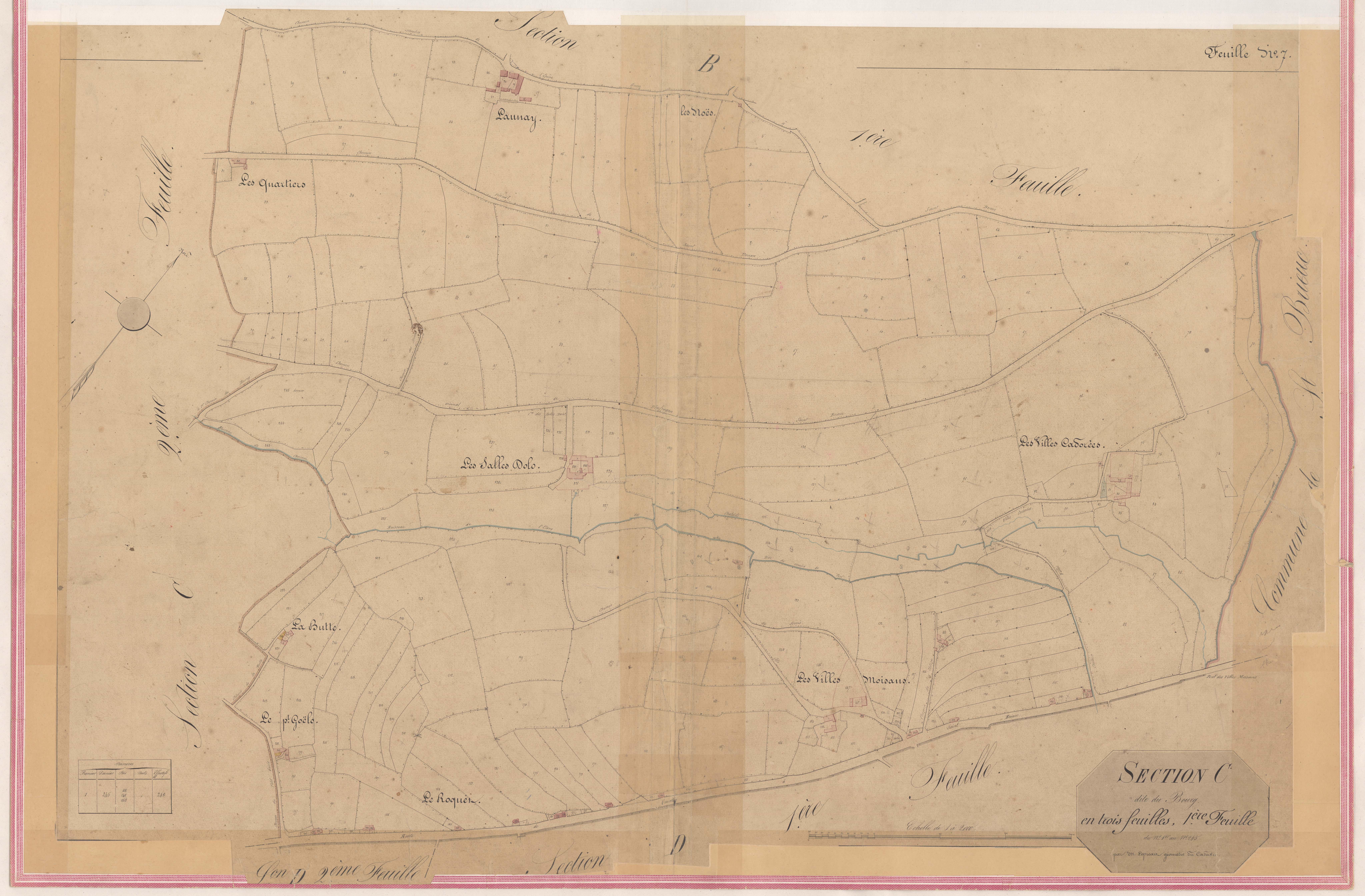Ploufragan - Section C, 1re feuille