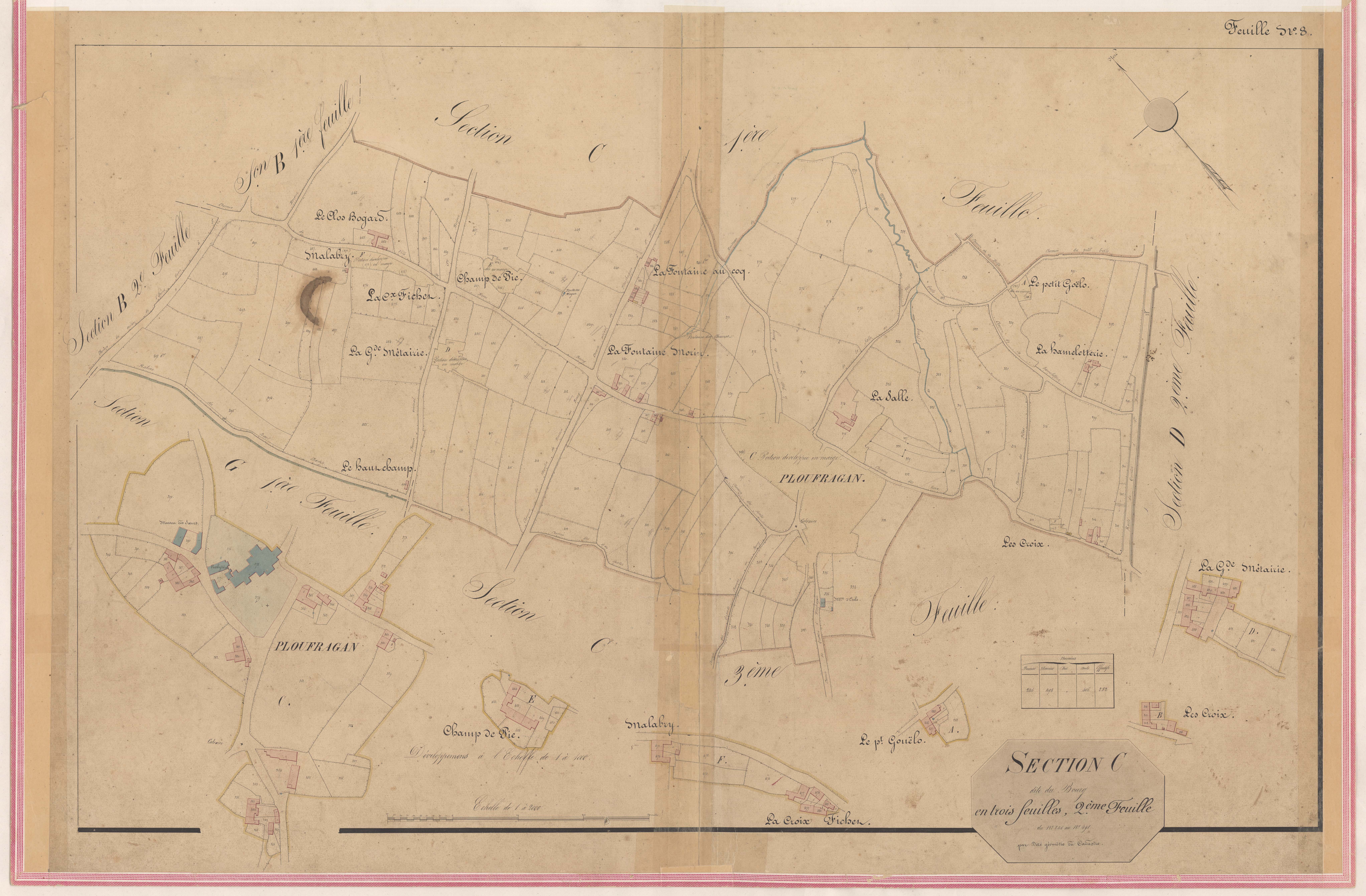 Ploufragan - Section C, 2e feuille