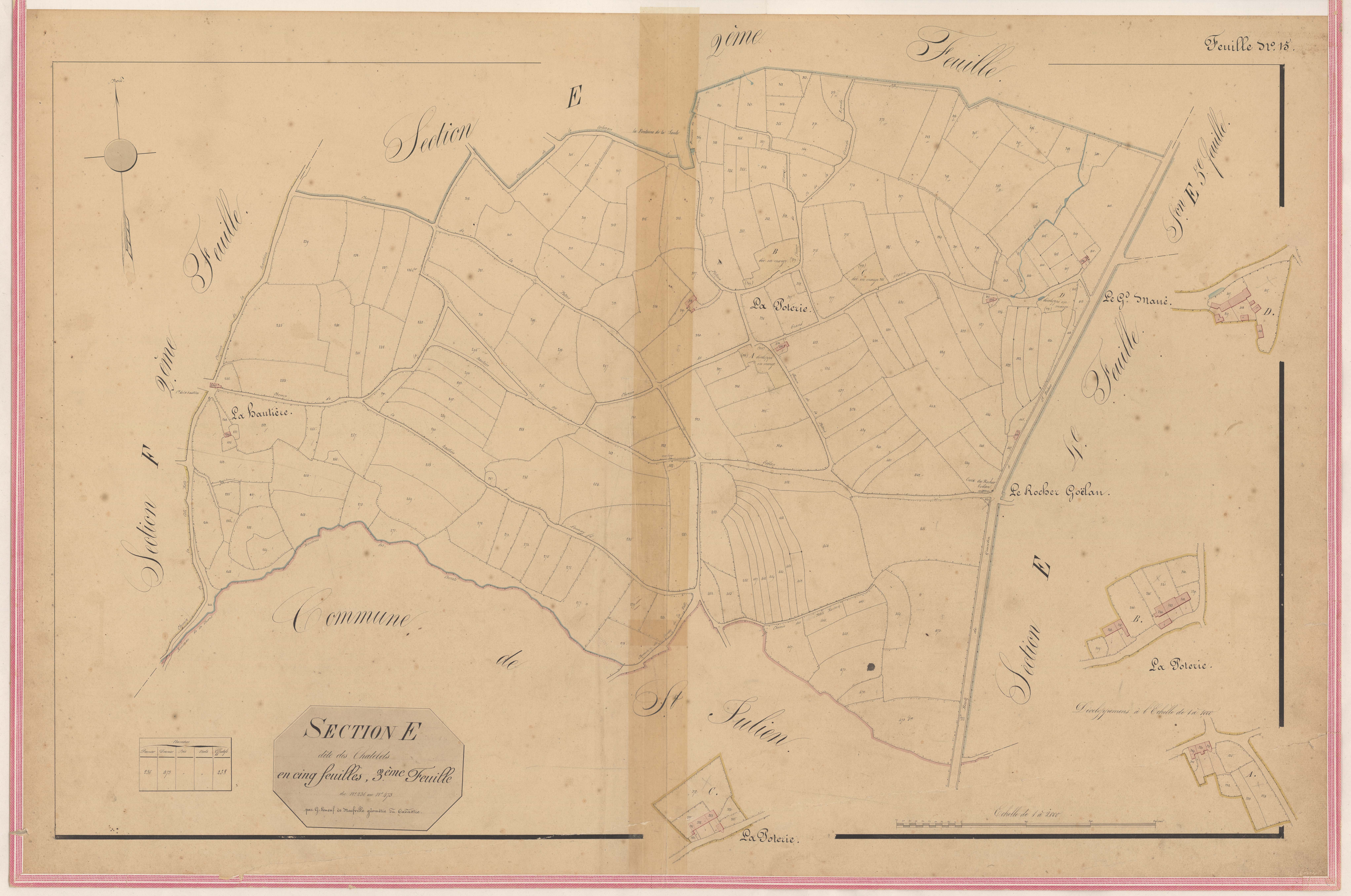 Ploufragan - Section E, 3e feuille