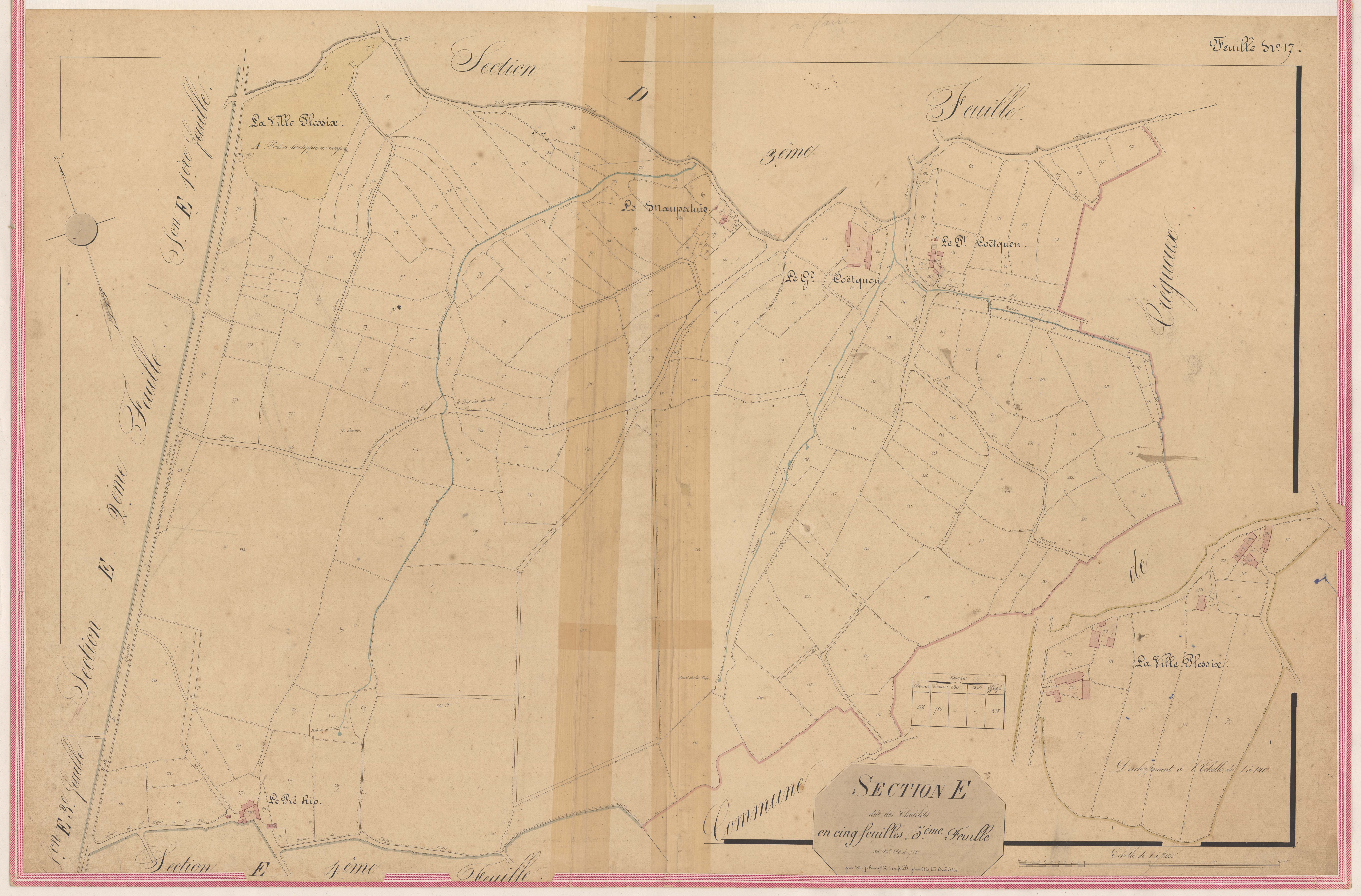 Ploufragan - Section E, 5e feuille