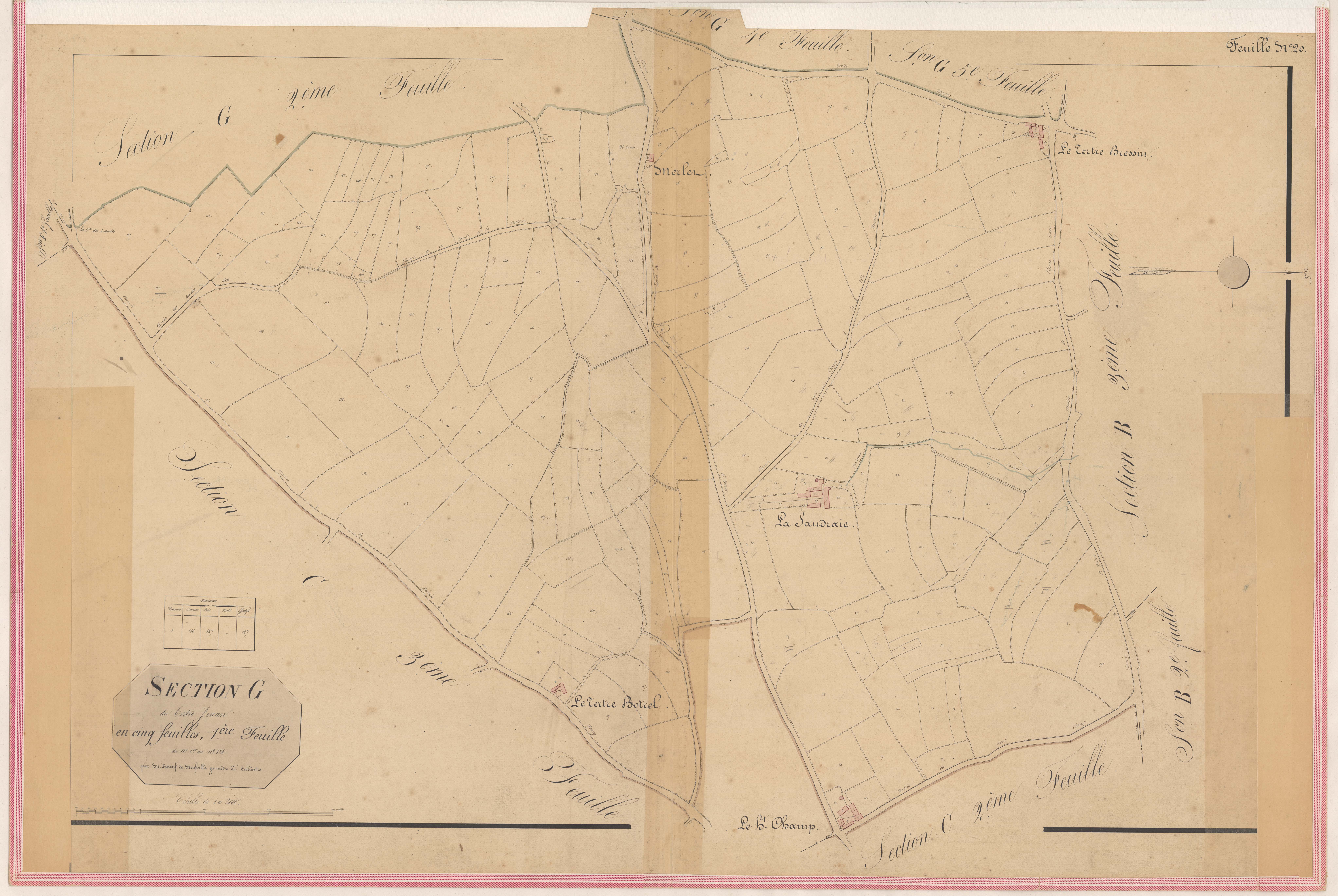 Ploufragan - Section G, 1re feuille