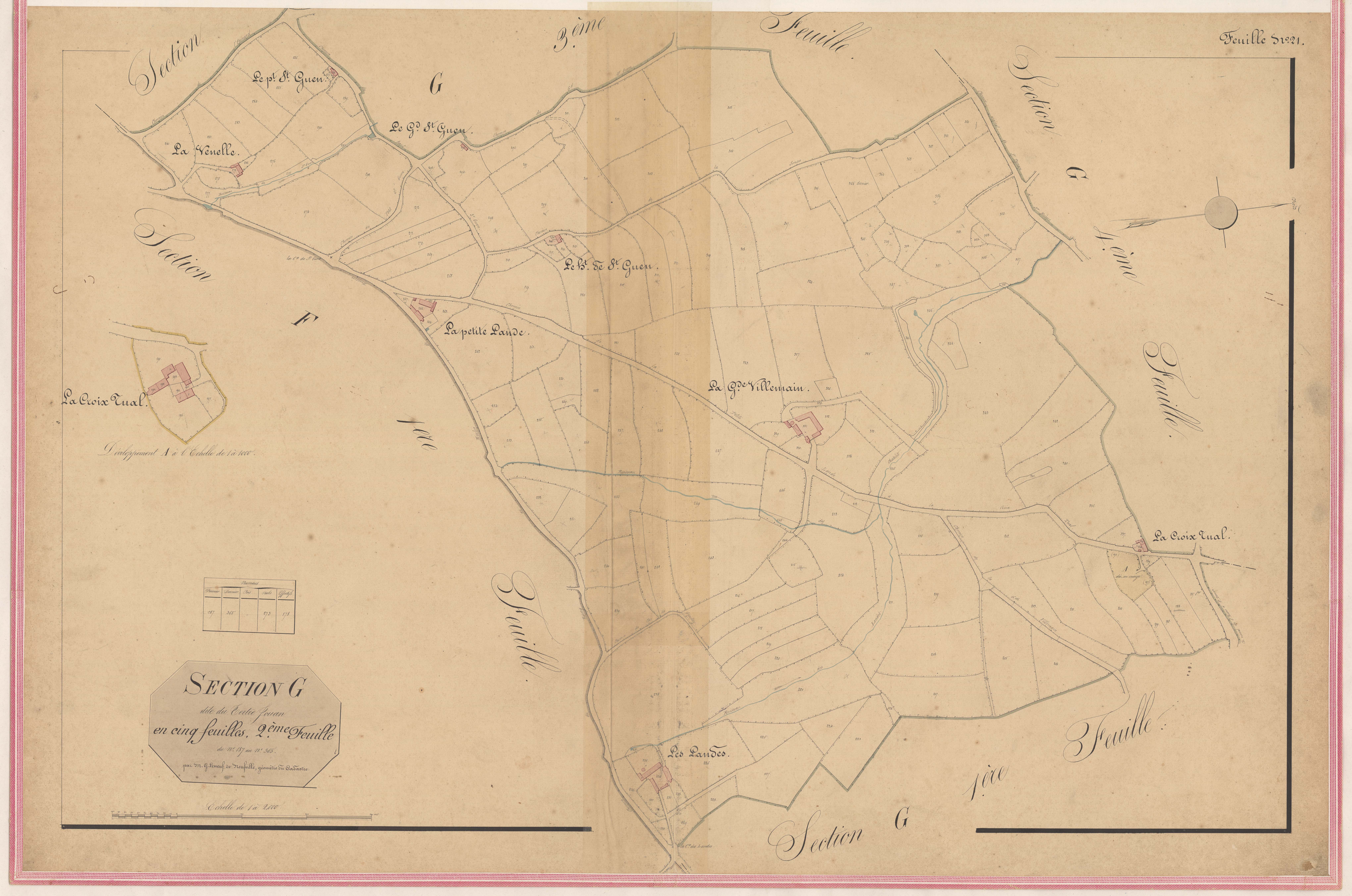 Ploufragan - Section G, 2e feuille