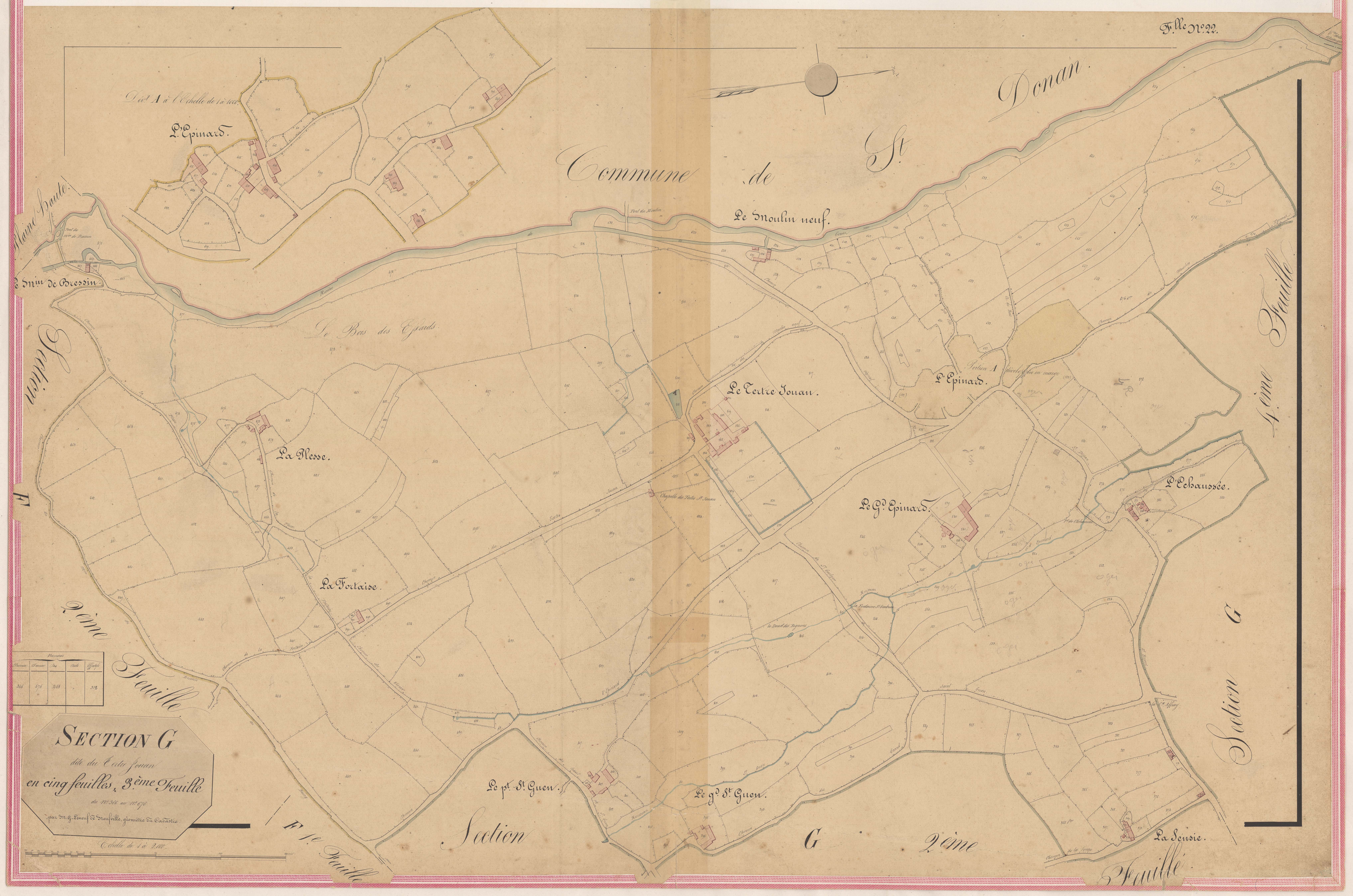 Ploufragan - Section G, 3e feuille