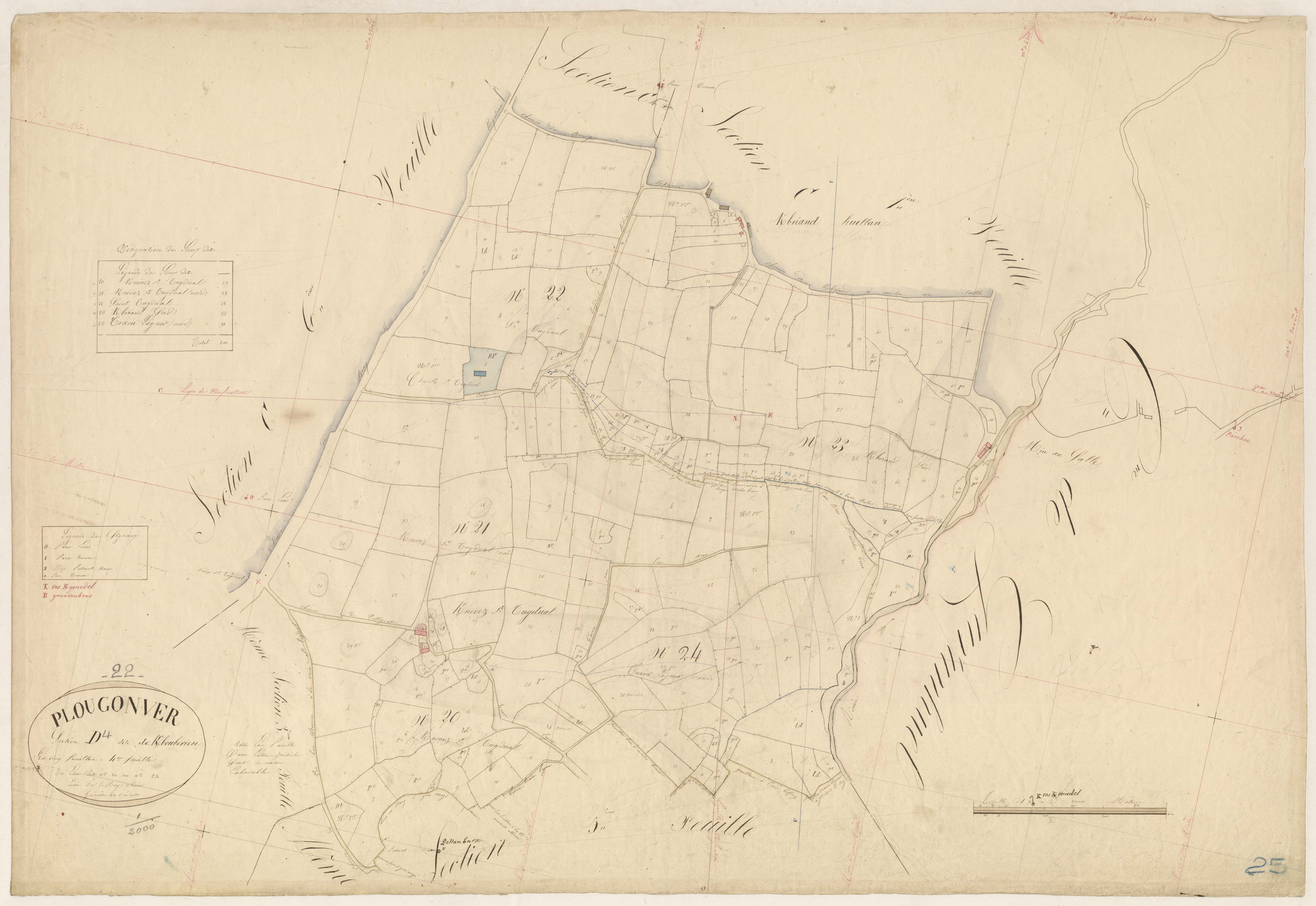 Plougonver - Section D, 4e feuille